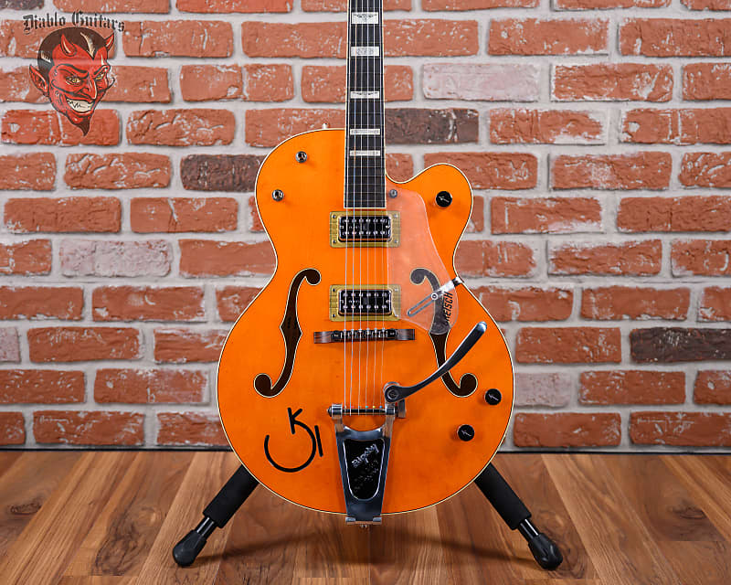 Gretsch G6120RHH Reverend Horton Heat Signature 6120 Hollow Body with Bigsby Vintage Orange Stain 2025 w/OHSC