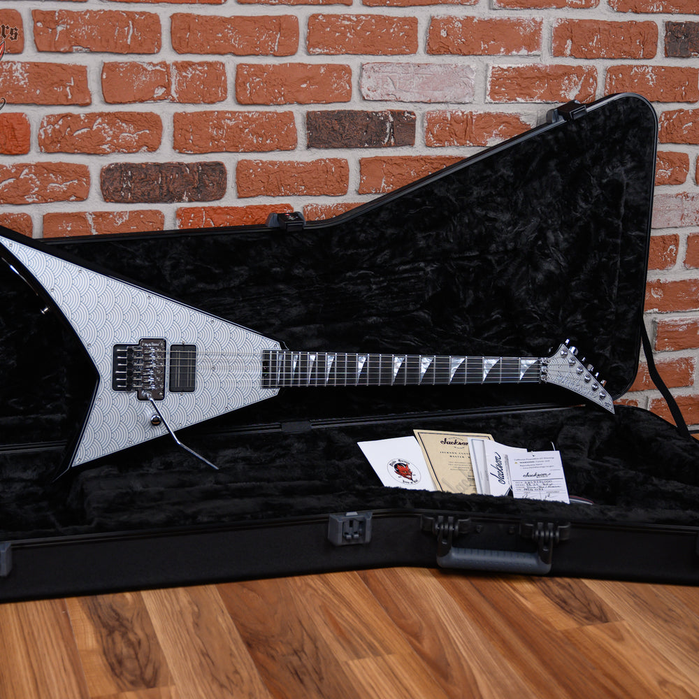 Jackson USA Custom Shop Rhoads Masterbuilt By Pasquale Campolattano Engraved Wave Plates High-Gloss Urethane 2024 w/OHSC