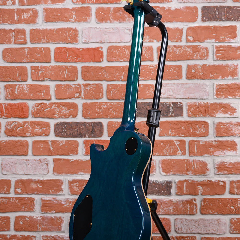 
                      
                        PRS Artist Package Single Cut Flame Maple Top Translucent Turquoise 2001 w/OHSC
                      
                    