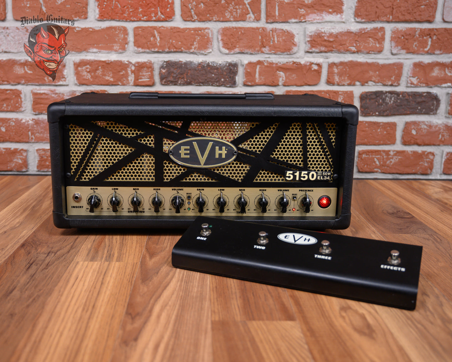 EVH 5150 III EL34 3-Channel 50-Watt Tube Guitar Amp Head w/Footswitch