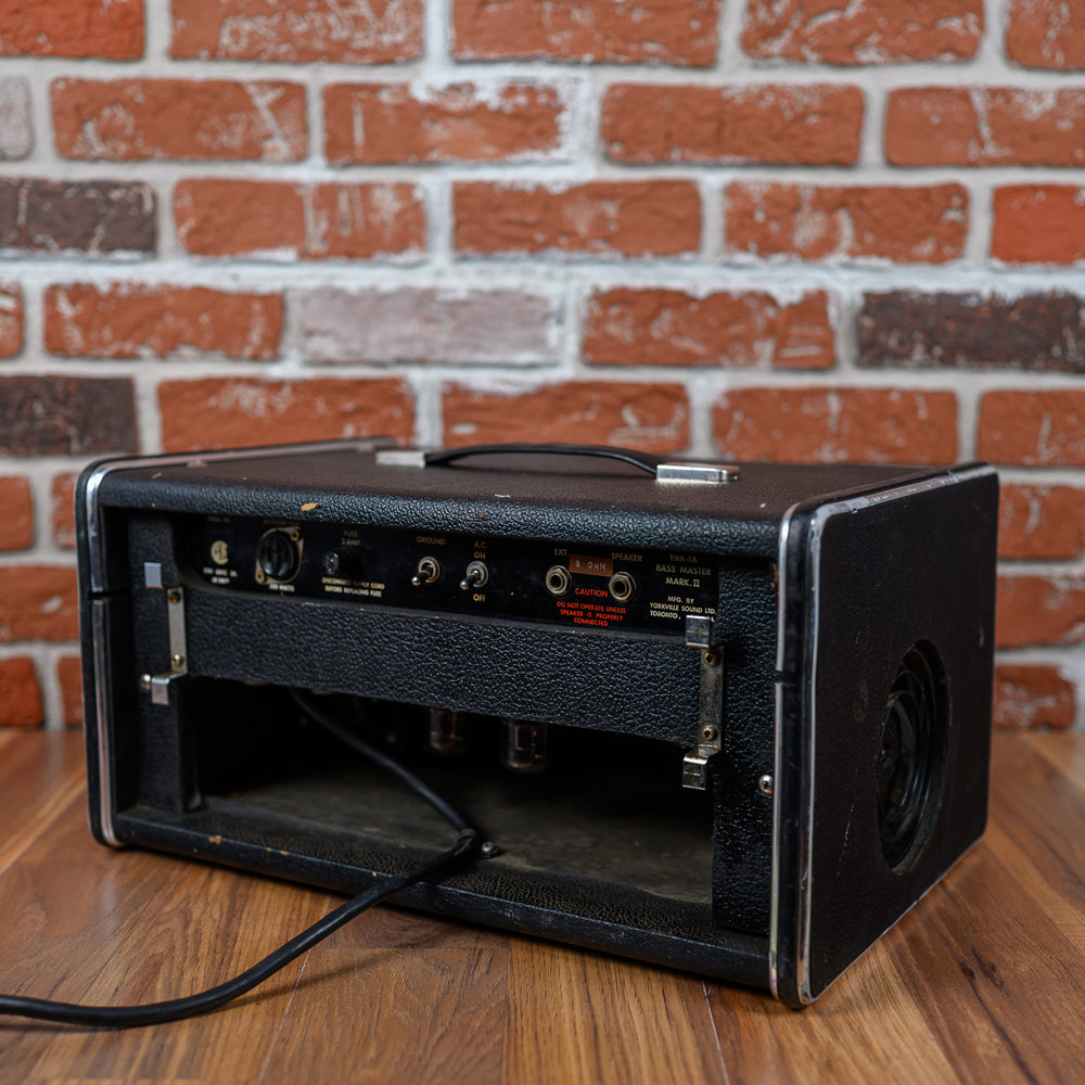 
                      
                        Traynor YBA-1A Bass Master Mark II 90-Watt Guitar / Bass Head Late 1970s Black with Silver Grill
                      
                    