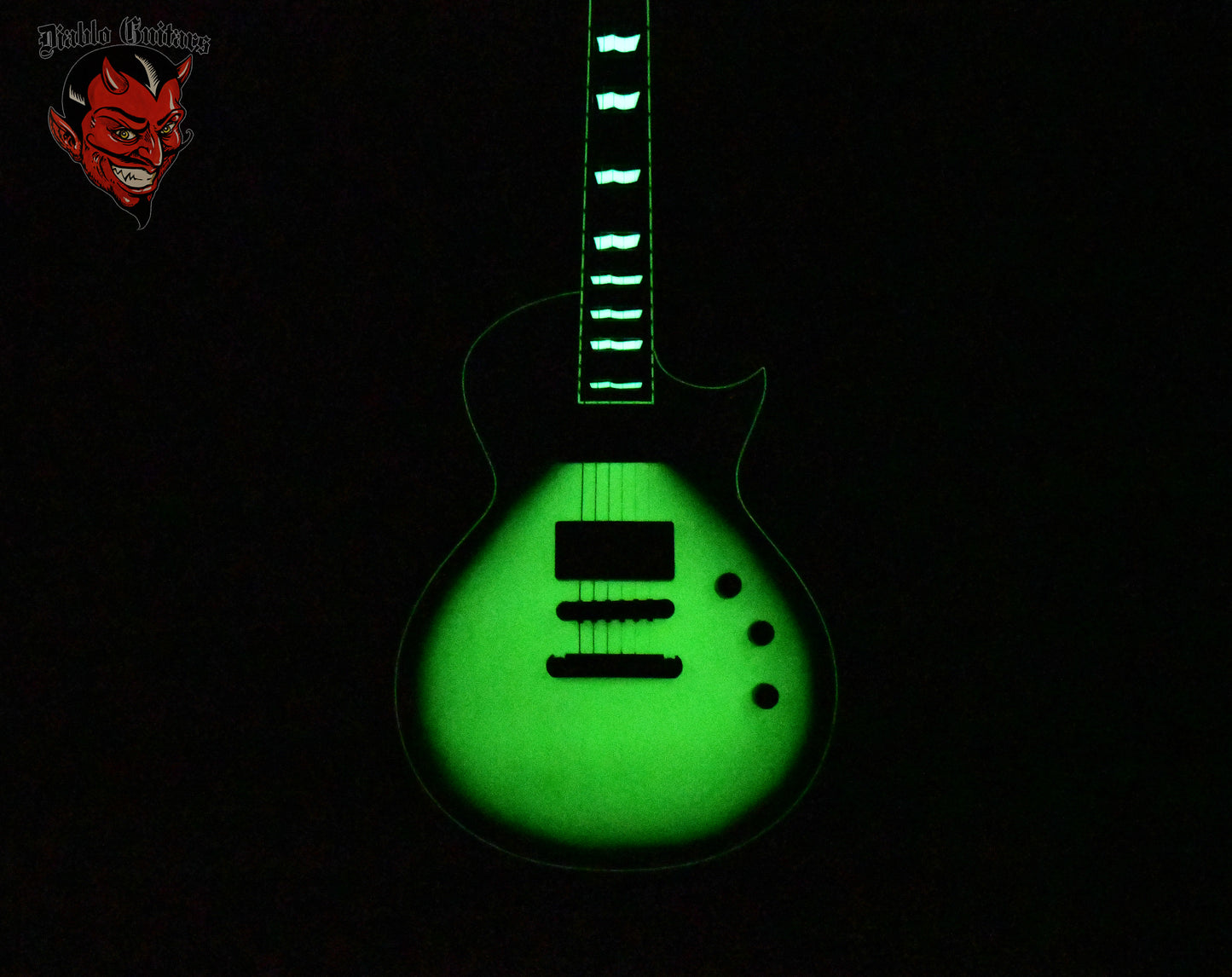 ESP Custom Shop One Off #4044 Keller Eclipse “Ghoul” Glow in The Dark Burst 2017 w/OHSC