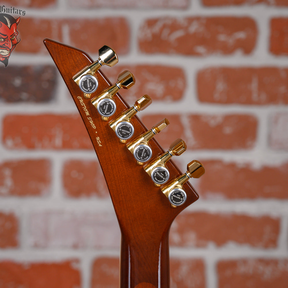 
                      
                        Jackson USA Custom Shop RR 2H TOM FMT MAH Slab Top Rhoads Flame Maple Top in Transparent Green 2024 w/OHSC
                      
                    