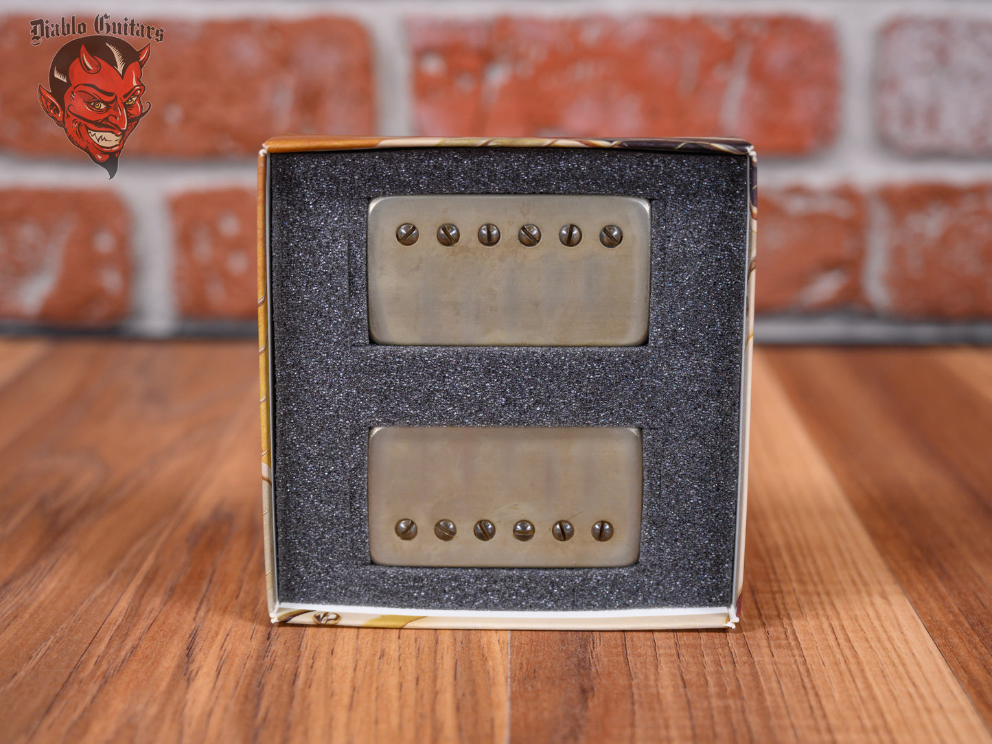 Bare Knuckle The Mule Humbucker Set Aged Nickel Covers Aged Nickel Screws 50mm Standard Spacing Alnico 4 Magnets