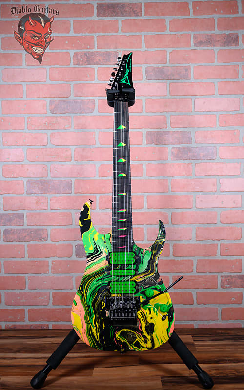 Ibanez UV77-MC ATD Steve Vai Signature Universe Multi-Color 1991 w/Hardshell Case