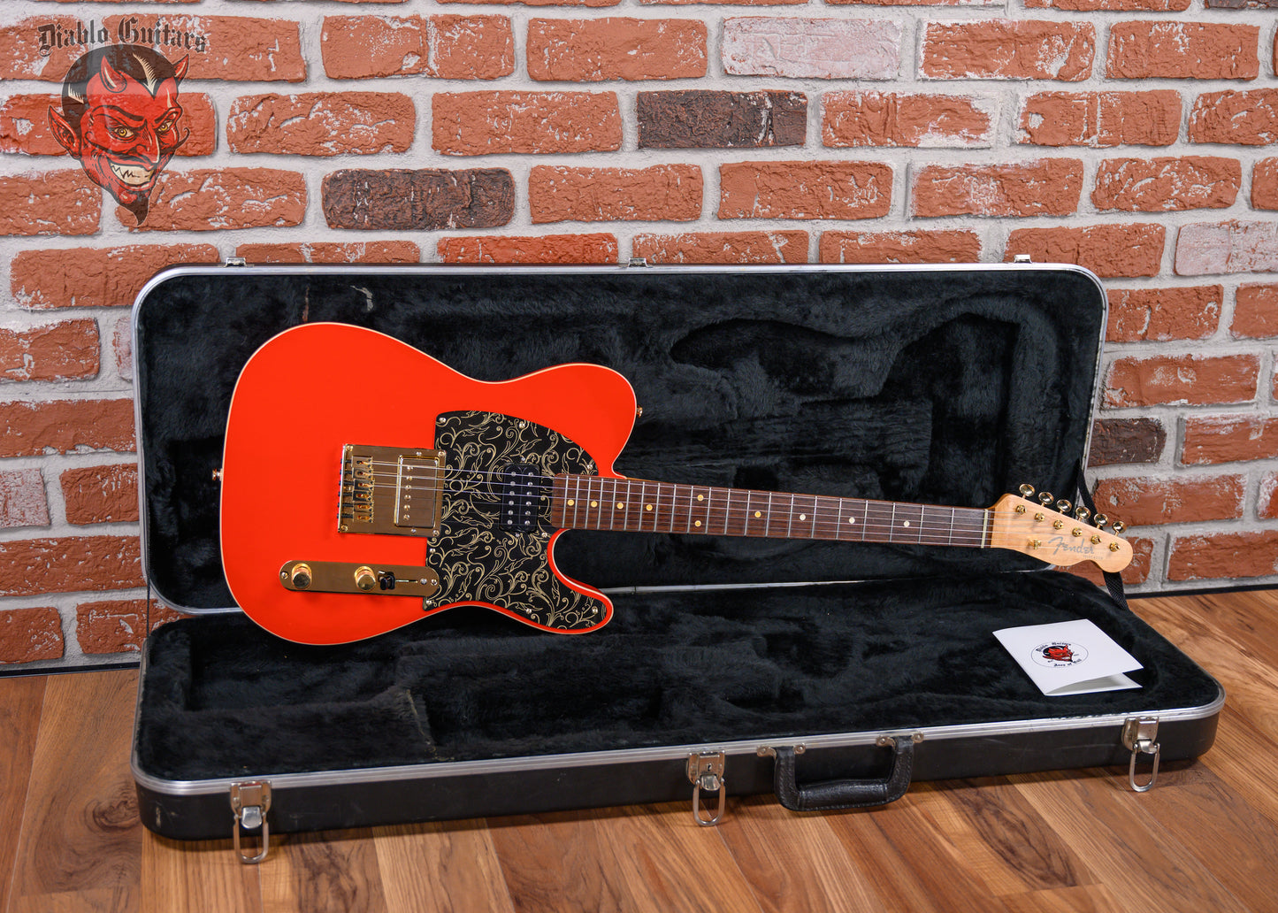 Allparts ”Partscaster Tele” Fiesta Red 2010s w/Hardshell Case