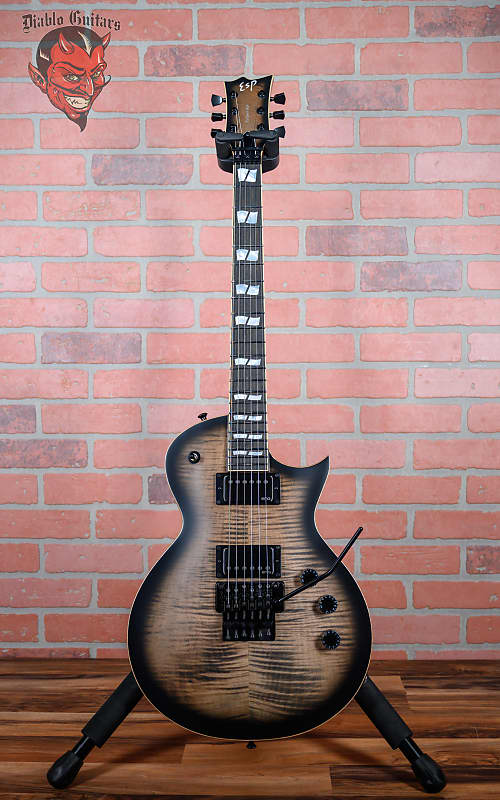 ESP USA Custom Shop Eclipse FR Flame Maple Top See-Thru Black Sunburst Satin 2024 w/OHSC