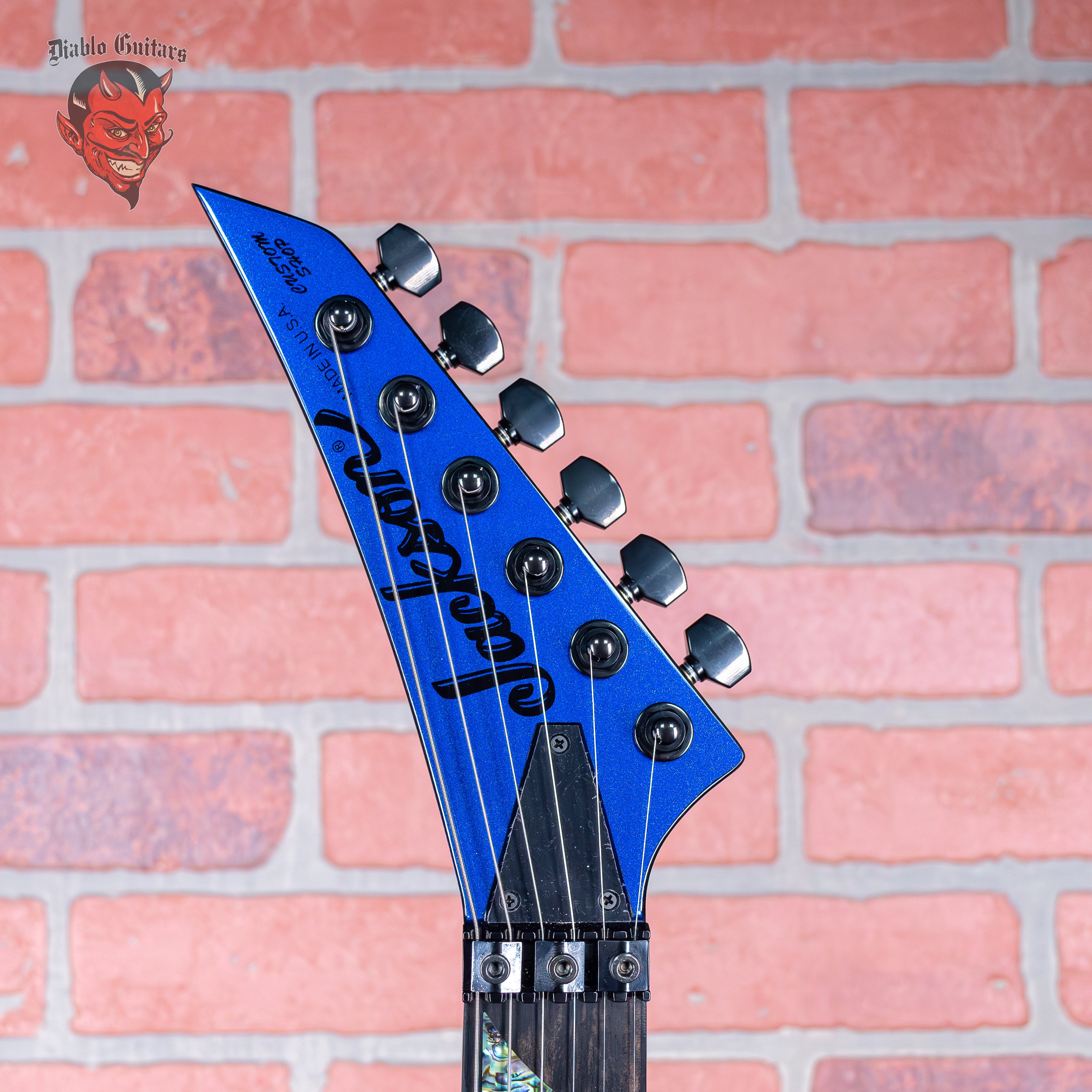 Jackson Custom Shop Special Edition Warrior WR2H FR 2024 Cobalt Blue Floyd Rose w/ OHSC COA