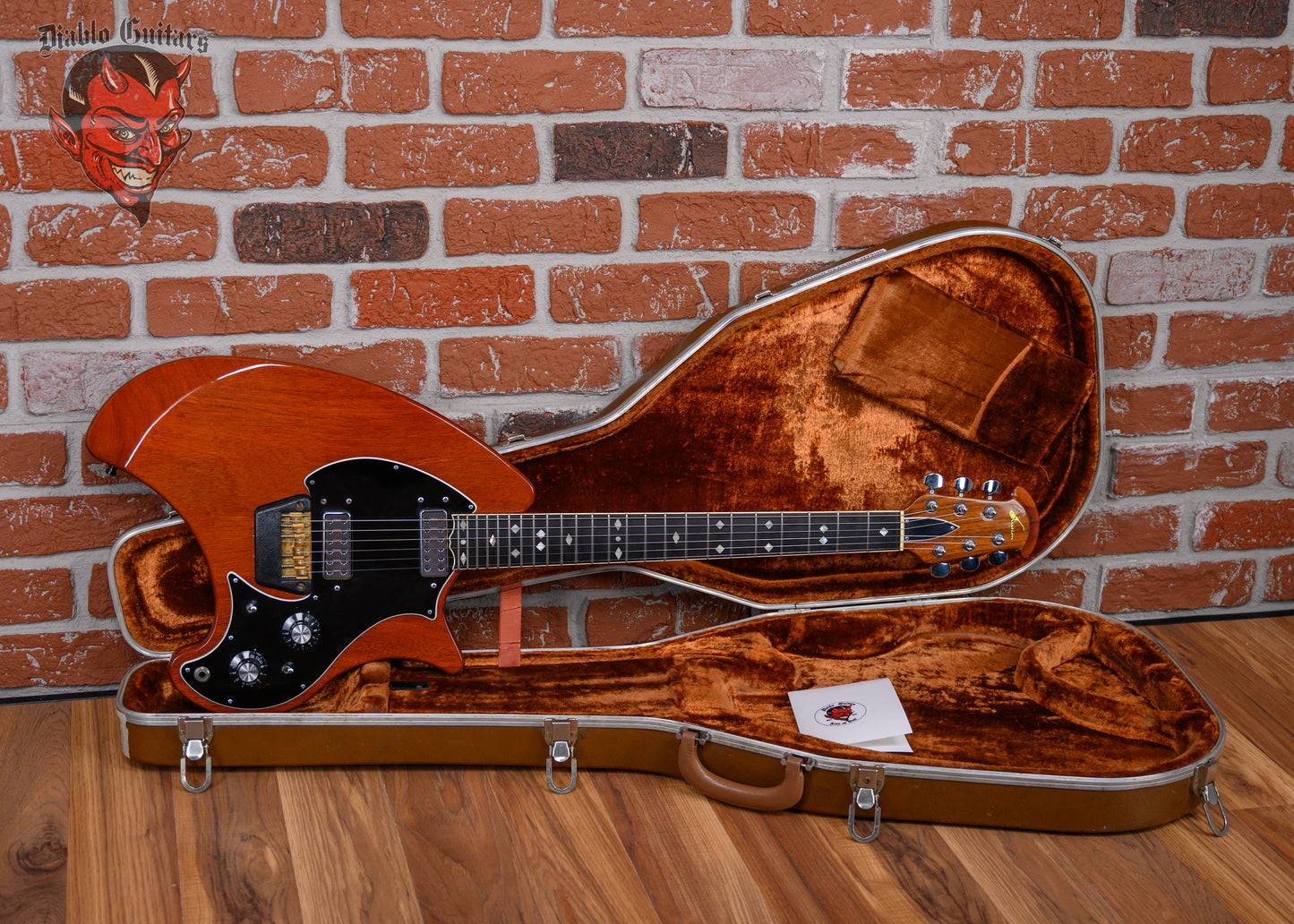 Ovation Deacon 1252 Cherry 1974 w/OHSC