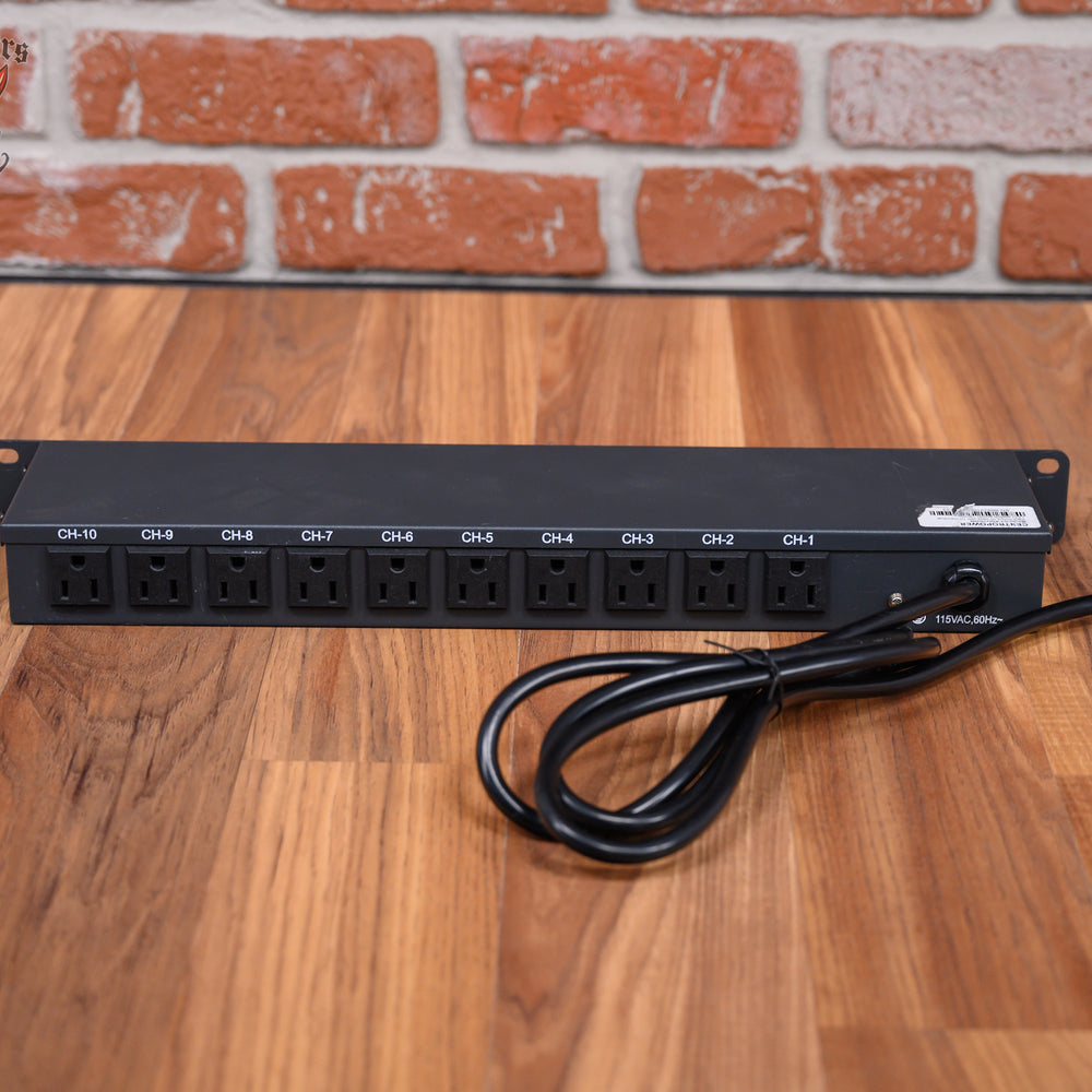 
                      
                        Centropower CT-PDU10-On 1-U Rackmount 10 Outlet PDU Power Strip Surge Protector
                      
                    