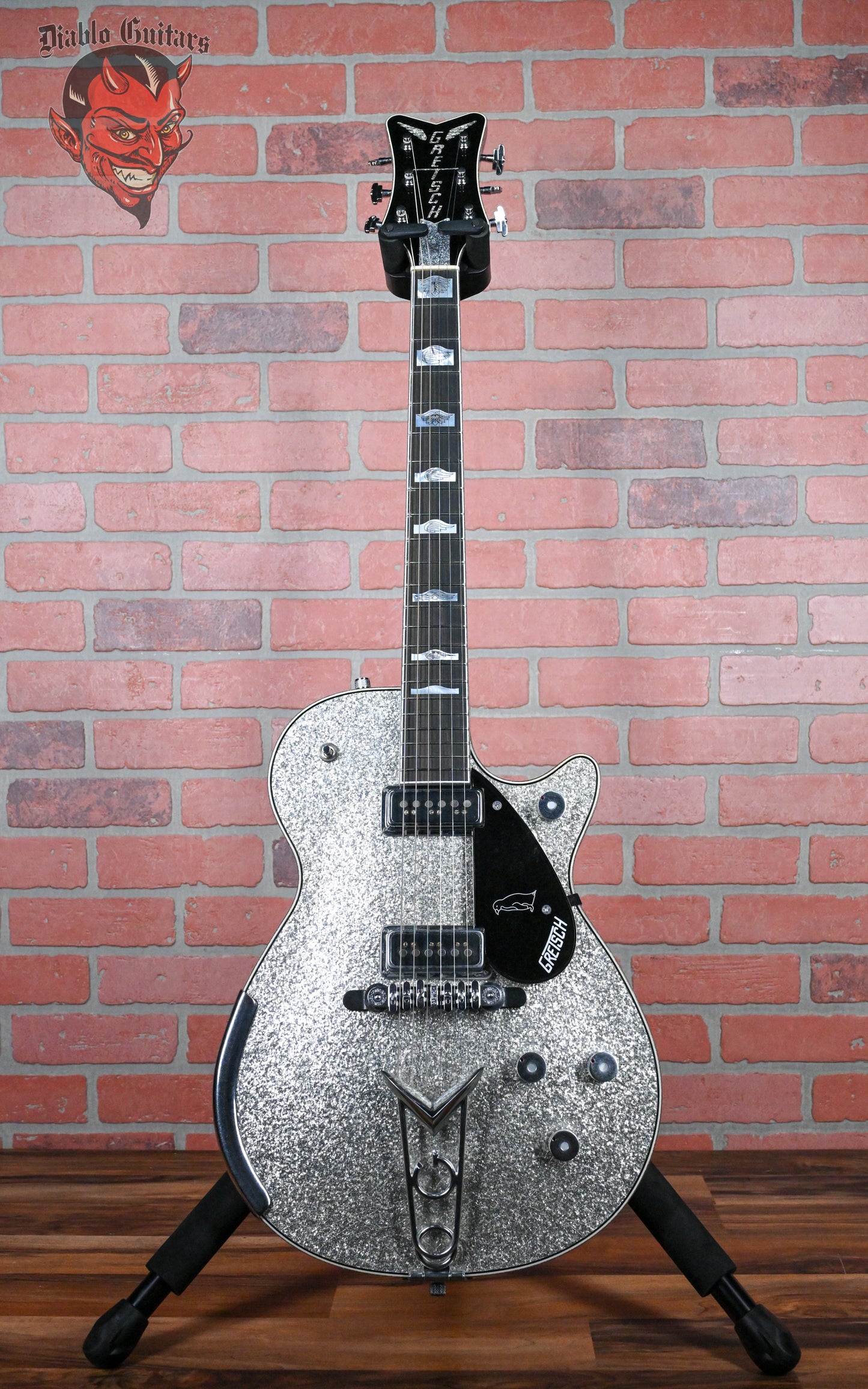 Gretsch USA Custom Shop G6124-55 ‘55 Penguin Master Built by Chad Henrichsen Silver Sparkle Drum Wrap Relic 2024 w/OHSC