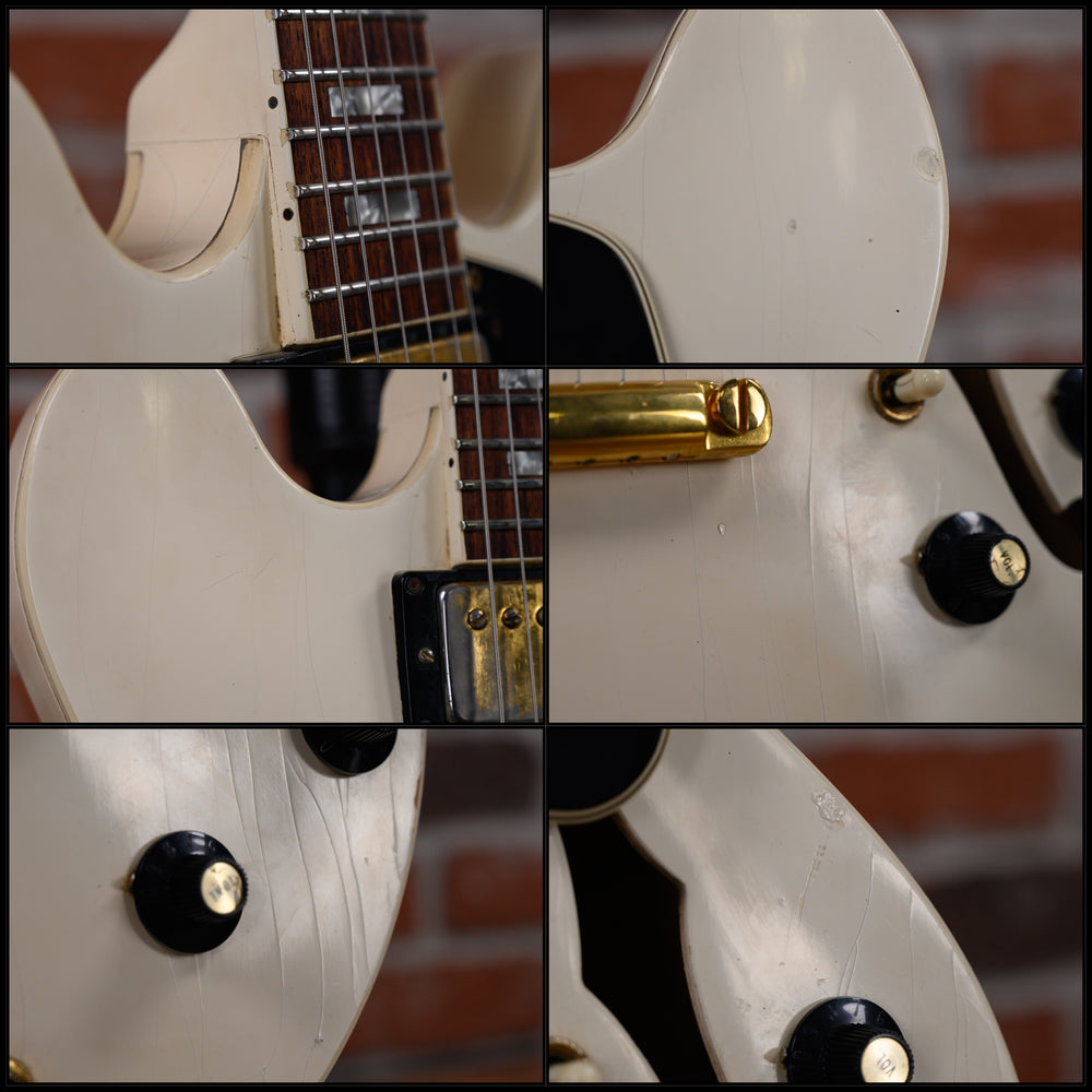 
                      
                        Gibson Custom Order One Off ES-335 Factory Alpine White 1968 w/OHSC
                      
                    