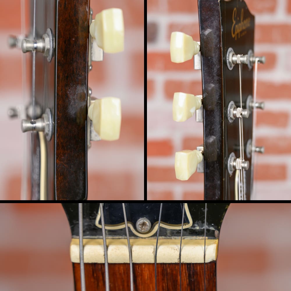 
                      
                        Epiphone USA Spirit Figured Maple Top Sunburst 1982 w/OHSC
                      
                    