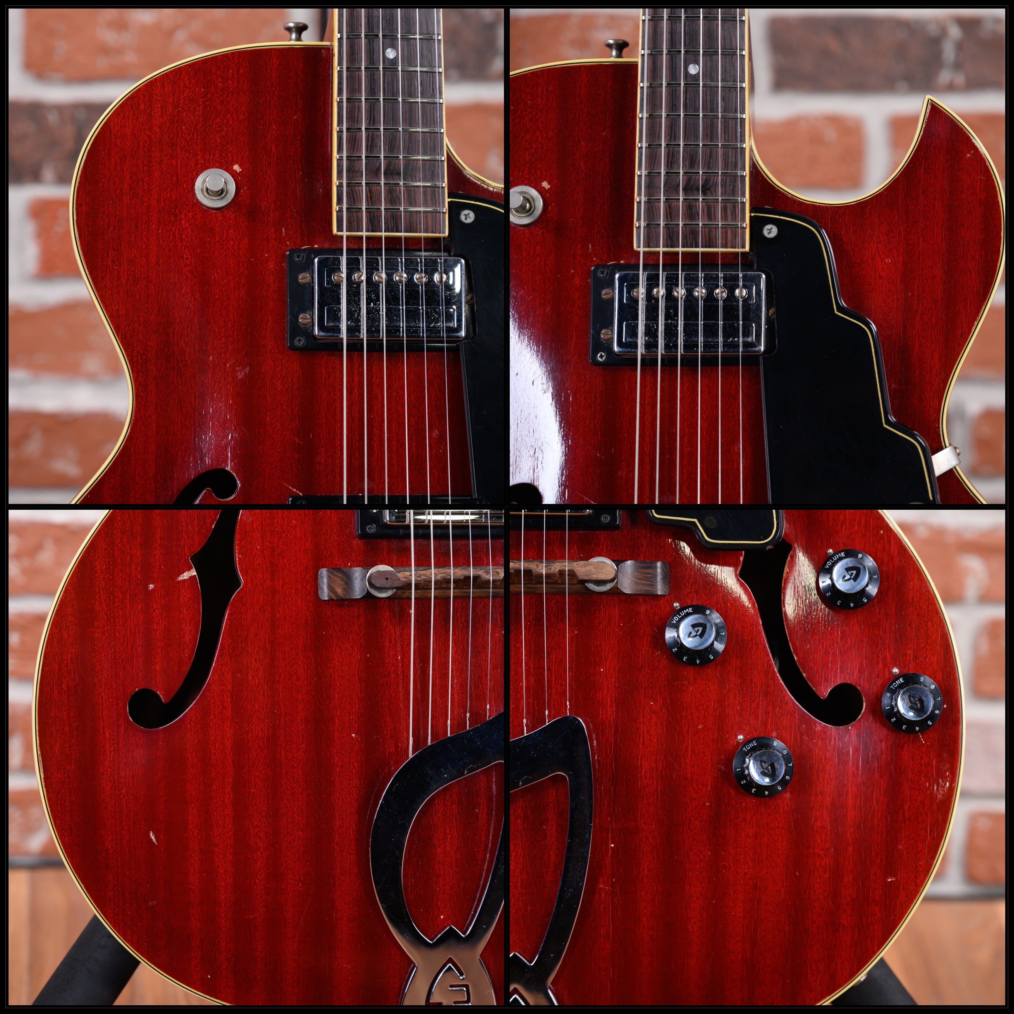 Guild Starfire II in Cherry Finish 1961 w/OHSC (Mods) – Diablo Guitars