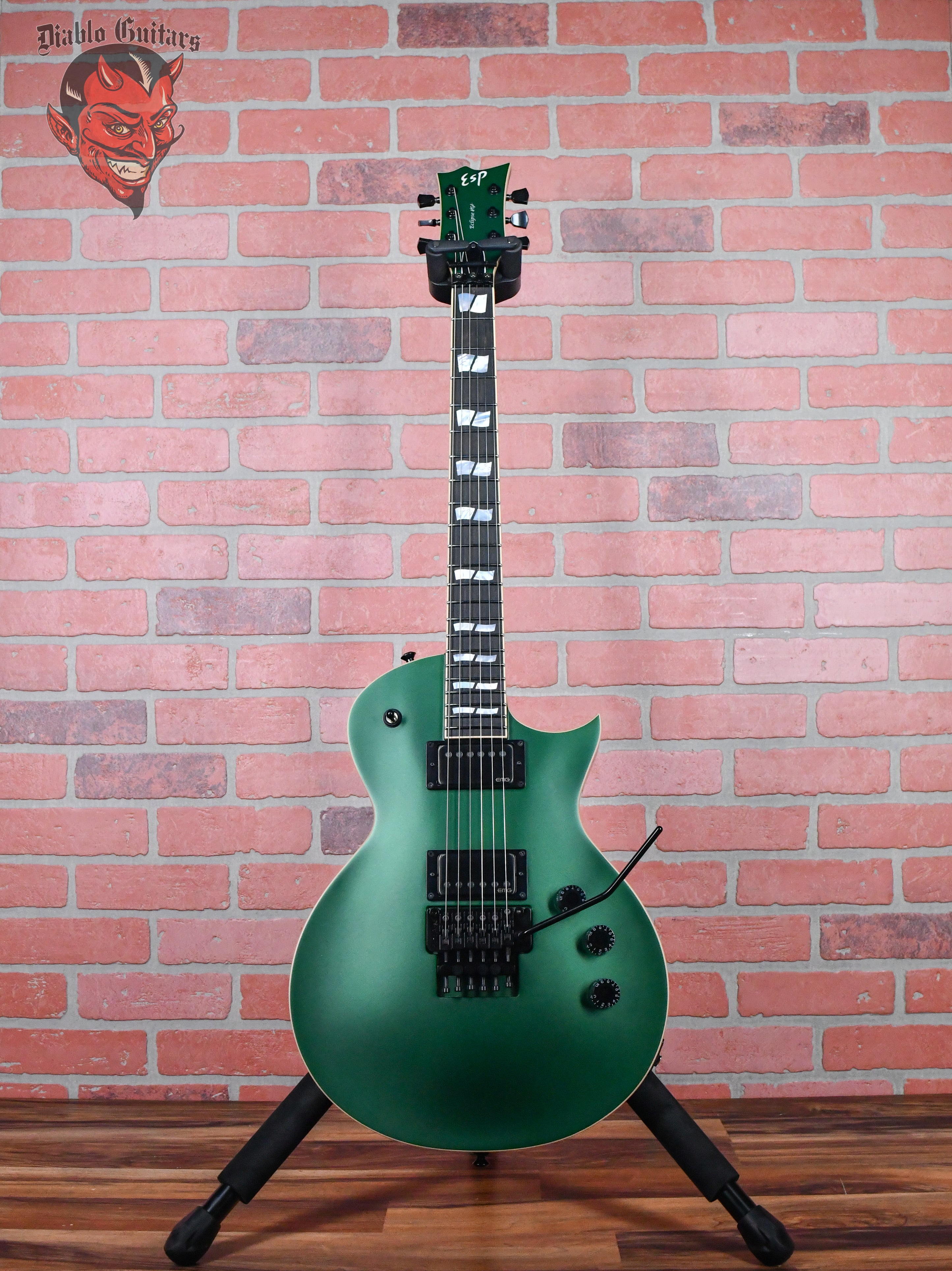 ESP USA Custom Shop Eclipse FR Candy Apple Green Satin 2024 w/OHSC