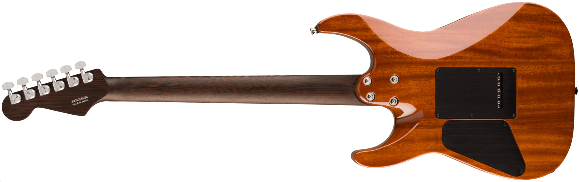 Charvel MJ Dinky DK24 HSH 2PT W MAH FM Flame Maple Top in Antique