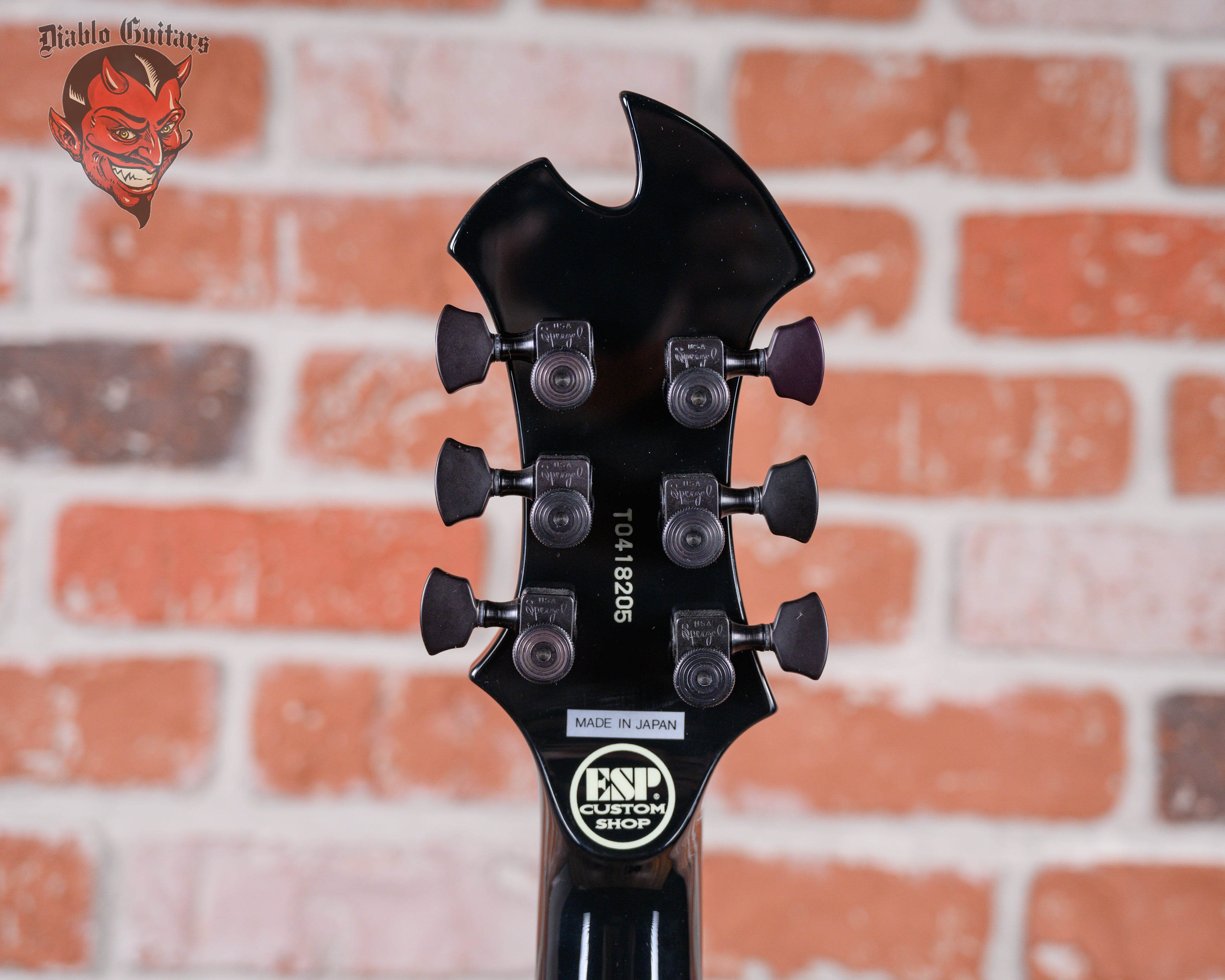 ESP Custom Shop Dave Mustaine Signature Axxion Prototype Black