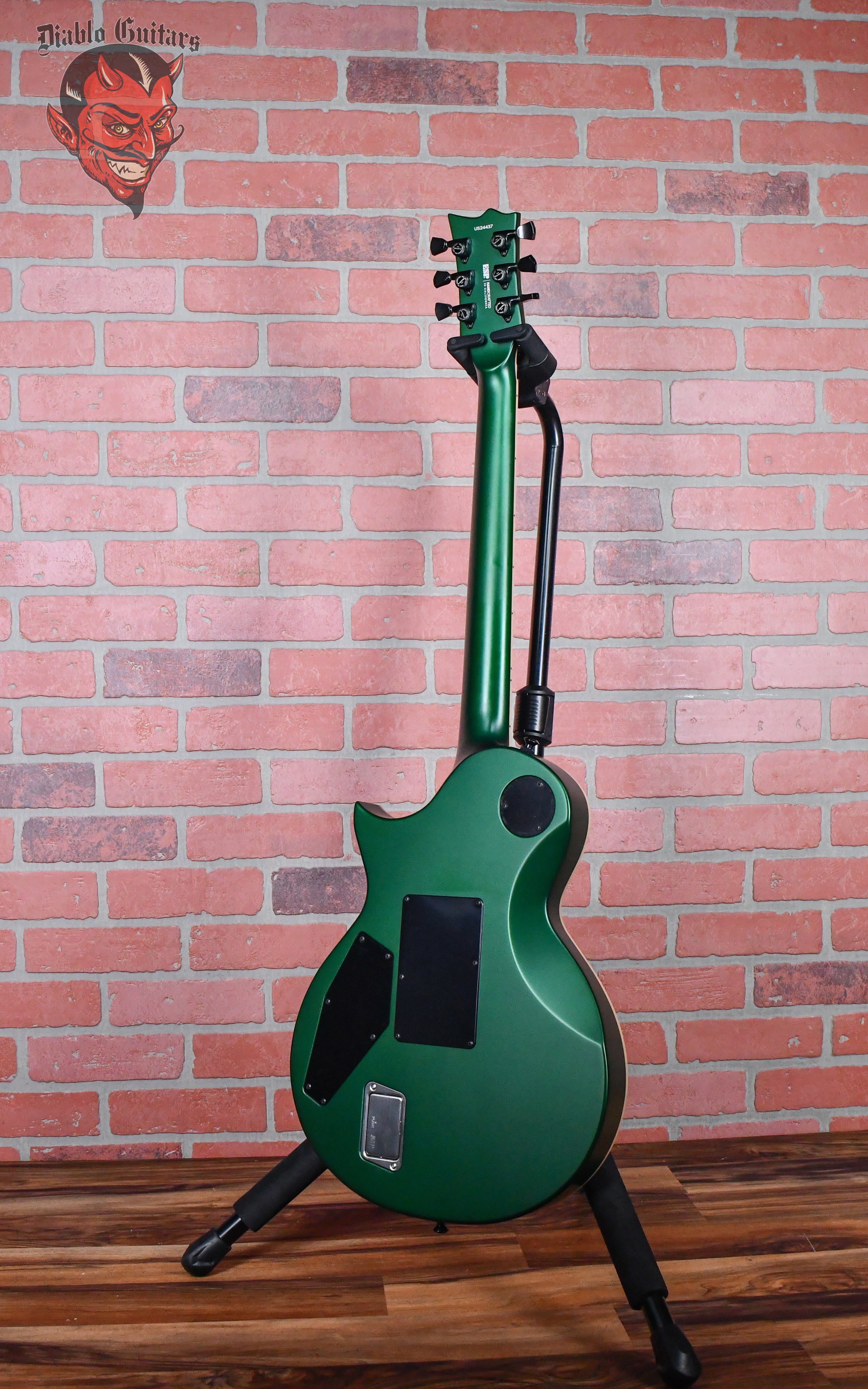 ESP USA Custom Shop Eclipse FR Candy Apple Green Satin 2024 w/OHSC