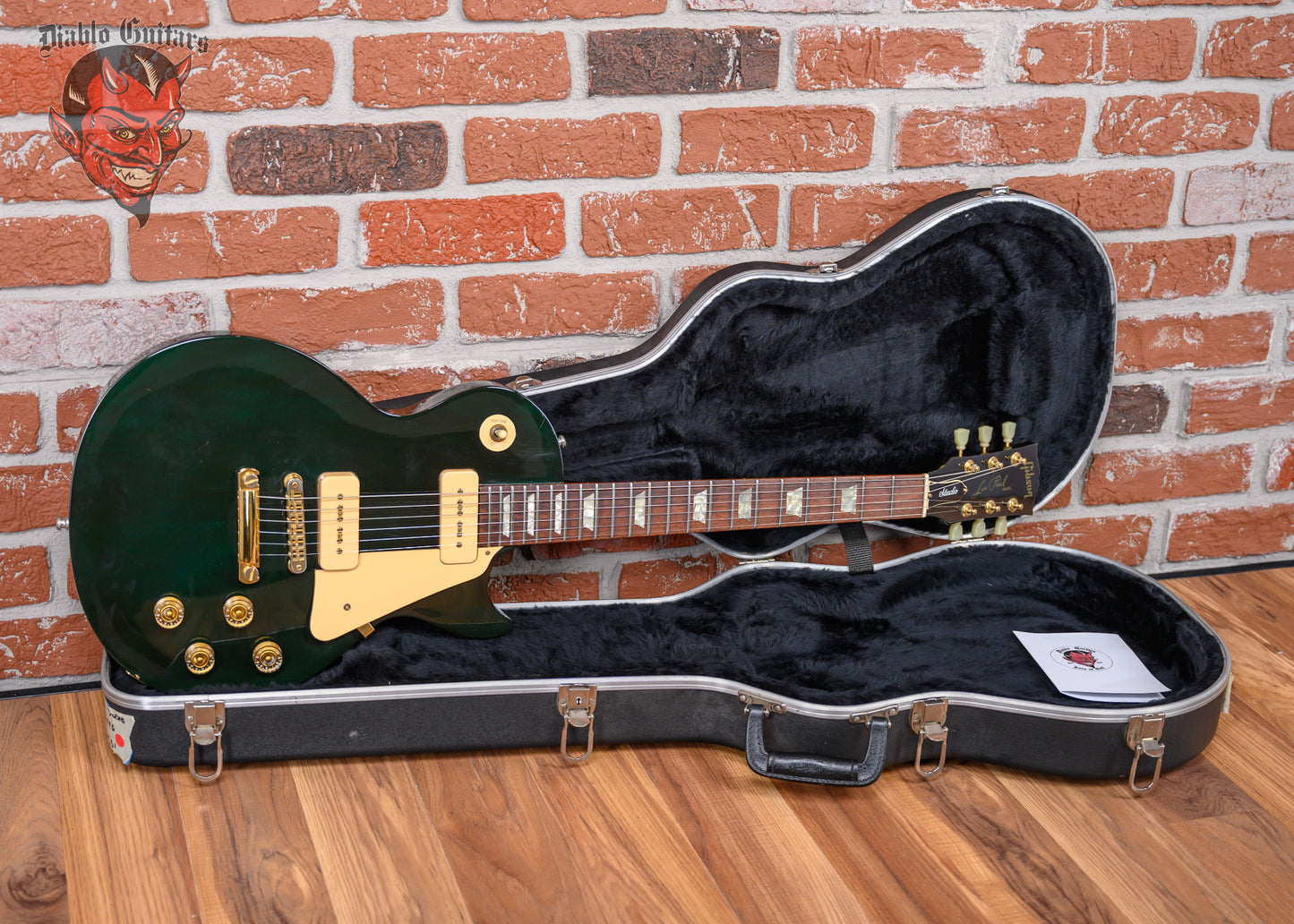 Gibson Les Paul Studio Gem Series Emerald 1996 w/Hardshell Case