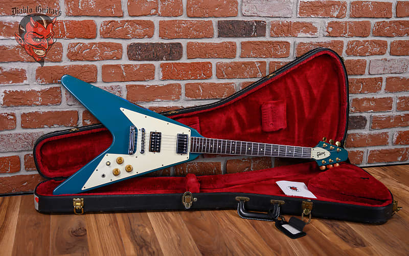 Gibson Flying V Bahama Blue 1981 w/OHSC