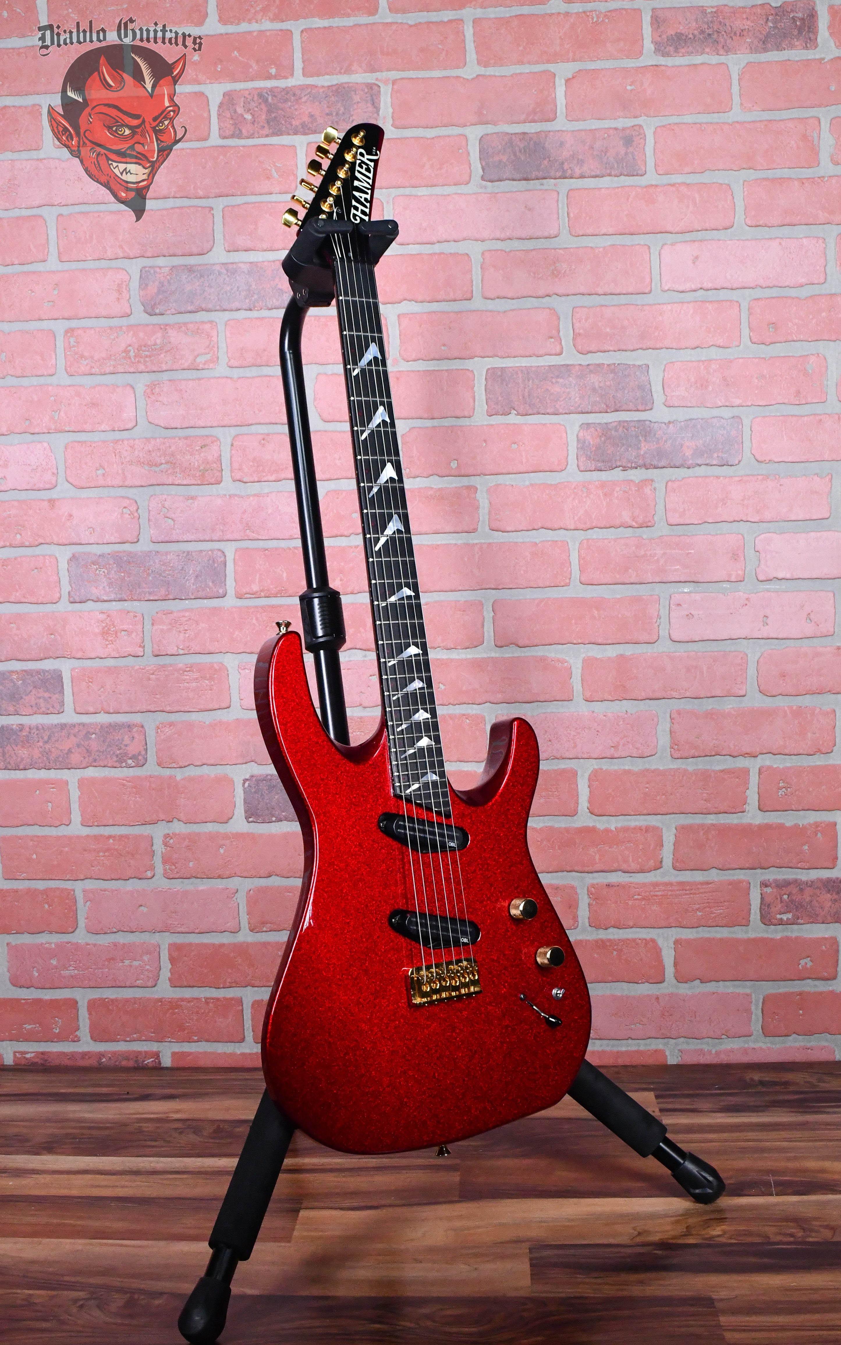 Hamer Custom Californian Red Sparkle 1989 w/OHSC