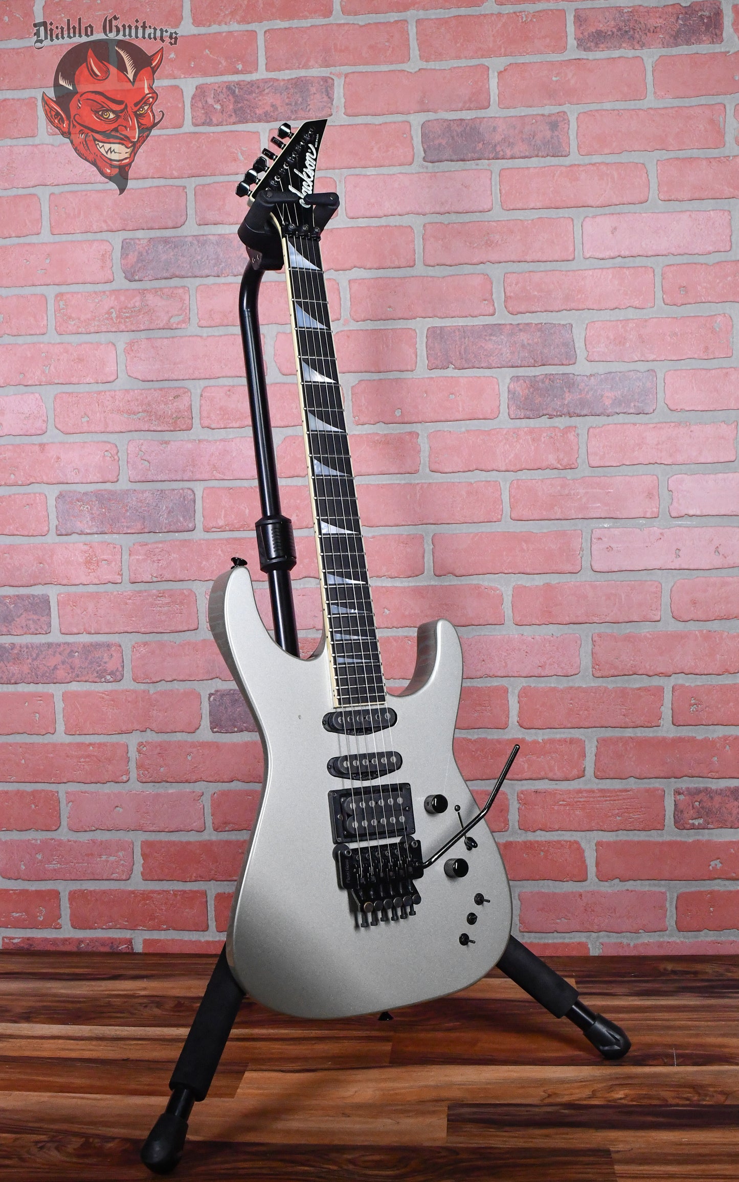 Jackson USA Custom Shop Soloist One Off Silver Metallic 1987 w/OHSC