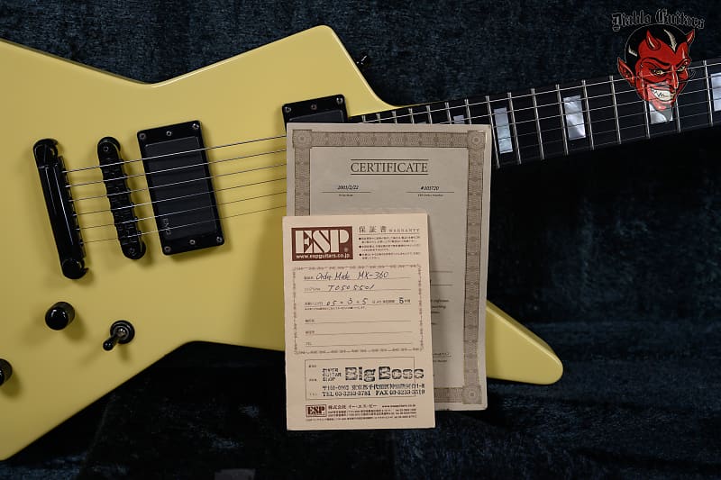 
                      
                        ESP Custom Shop MX-360 Custom Order Papa White 2005 w/OHSC
                      
                    