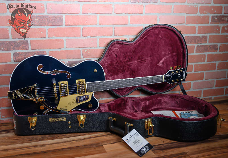 Gretsch Professional Collection Nashville Hollow Body with String Thru-Bigsby Midnight Sapphire 2024 w/OHSC