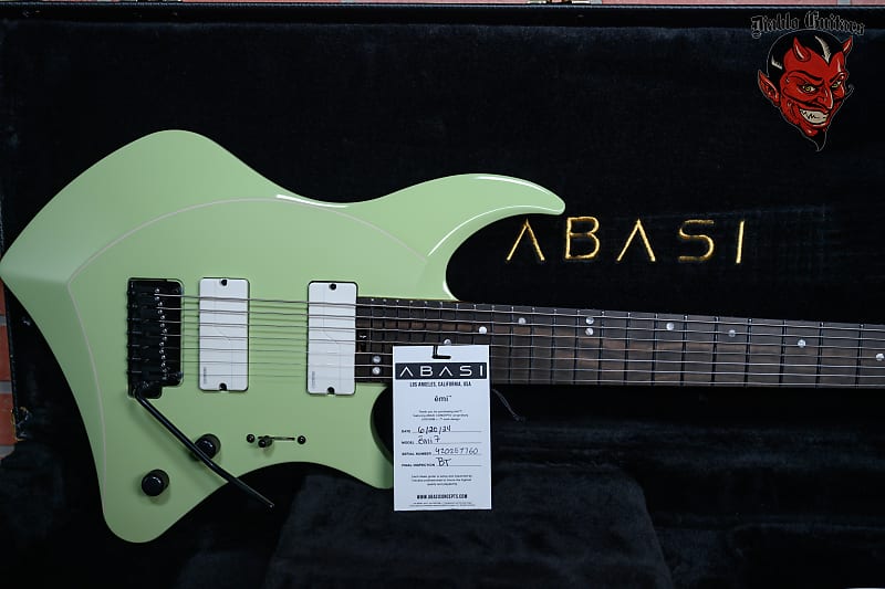 
                      
                        Abasi Guitars Master Series EMI 7 Mint Two Sheen Finish with White Binding Line 2024 w/OHSC
                      
                    