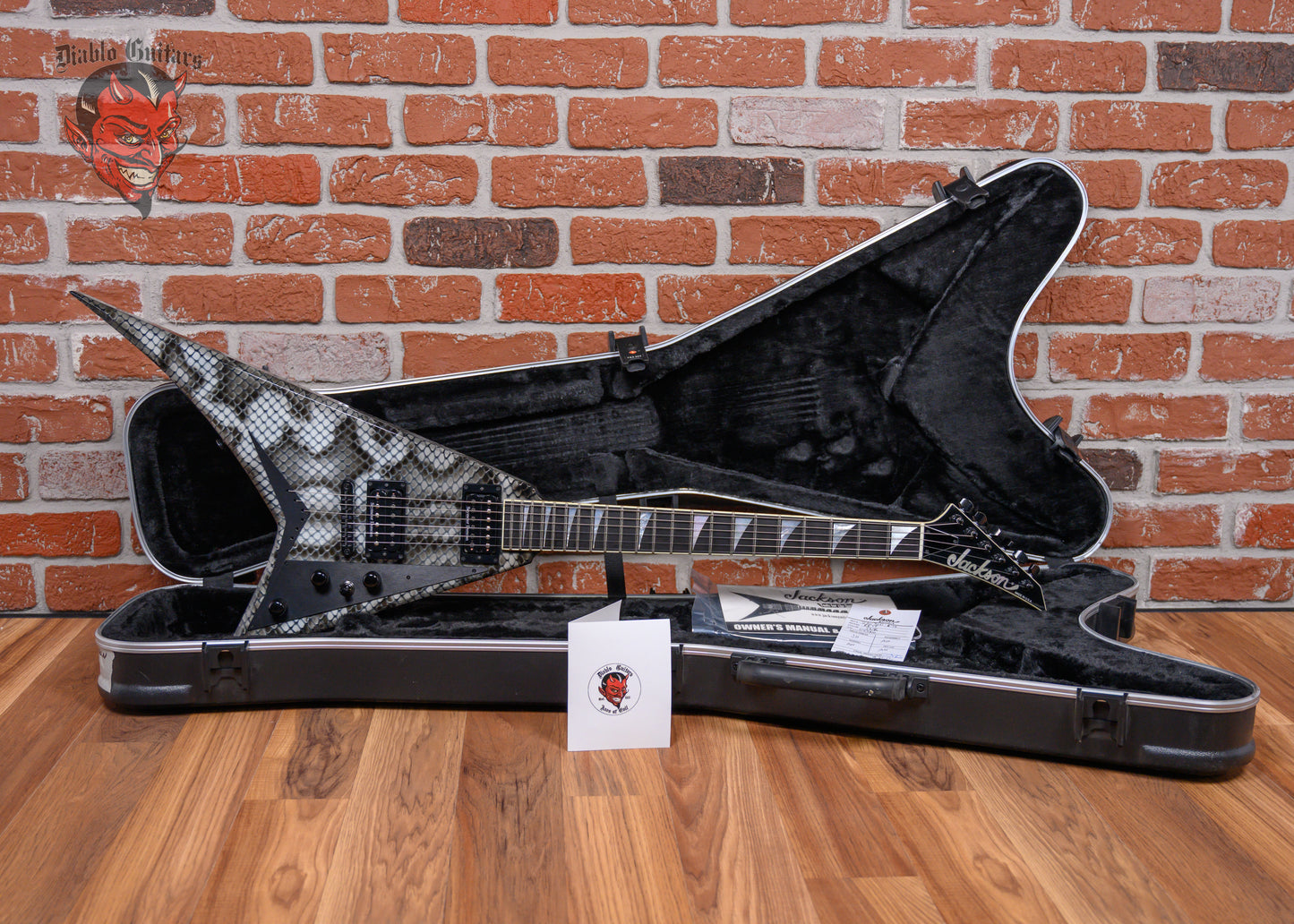 Jackson USA Select RR1T Randy Rhoads Snakeskin 2012 w/OHSC