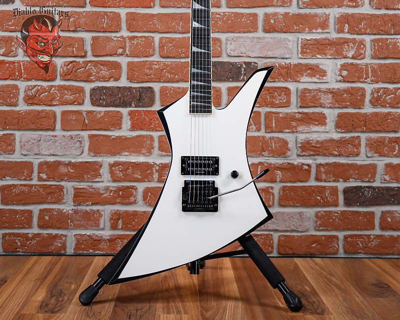 Jackson USA Custom Shop Kelly Snow White with Black Bevels 1986 w/OHSC