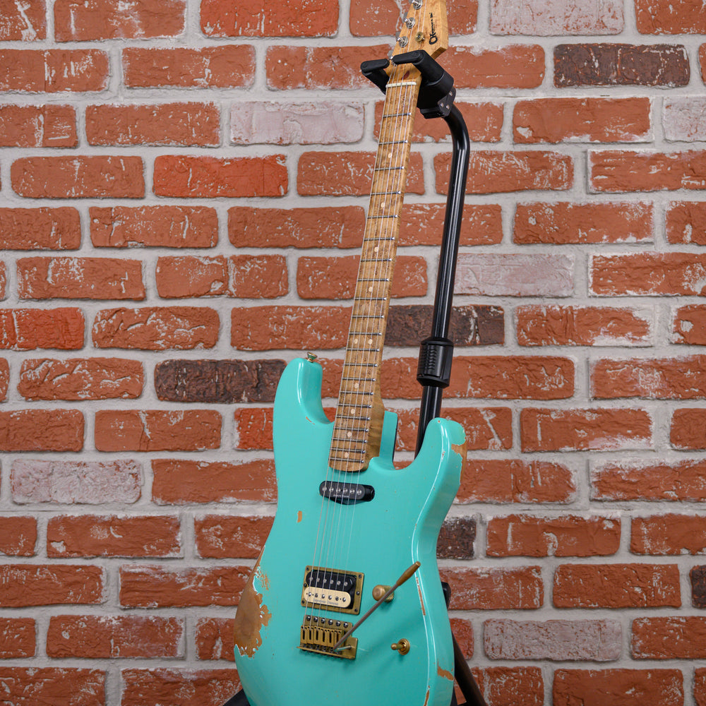 
                      
                        Charvel USA Custom Shop Music Zoo Exclusive HS San Dimas Nitro Aged Seafoam Green Lacquer 2022 w/OHSC/COA
                      
                    