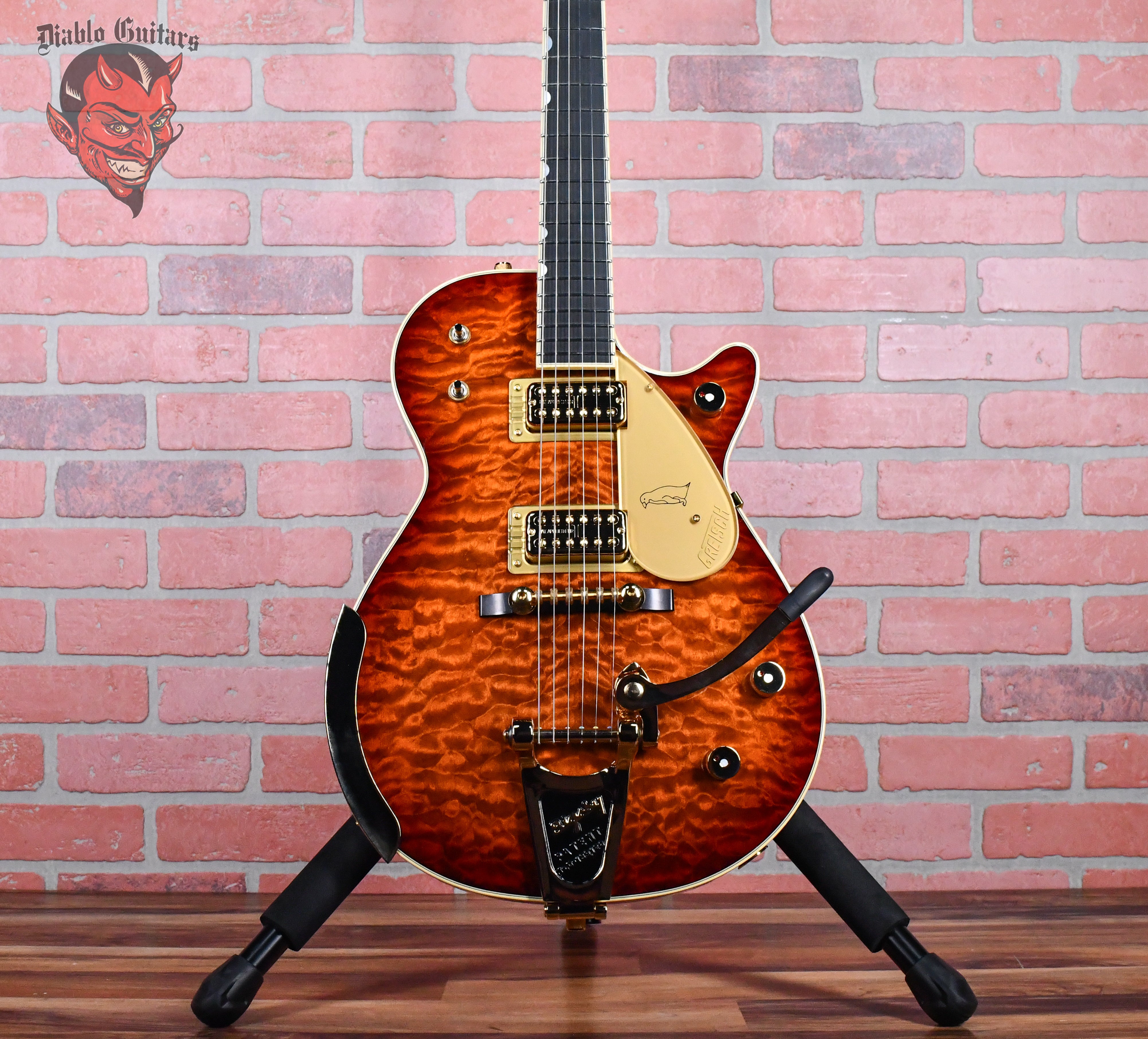 Gretsch G6134TGQM-59 Limited Edition Quilt Classic Penguin with Bigsby