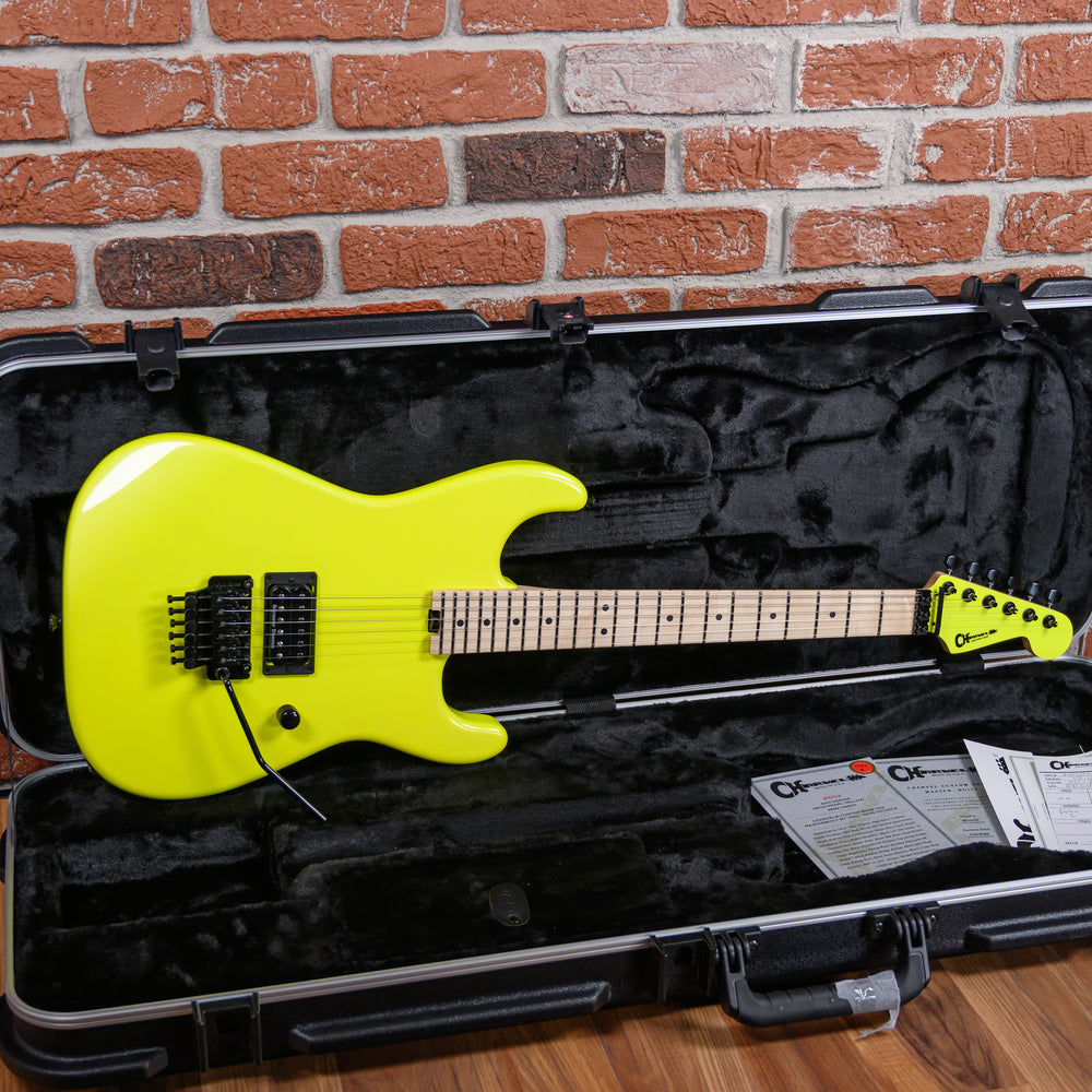 Charvel USA Custom Shop San Dimas Namm Edition #603 Master Built by “Red” Dave Nicholes Neon Pearl Yellow 2025 w/OHSC