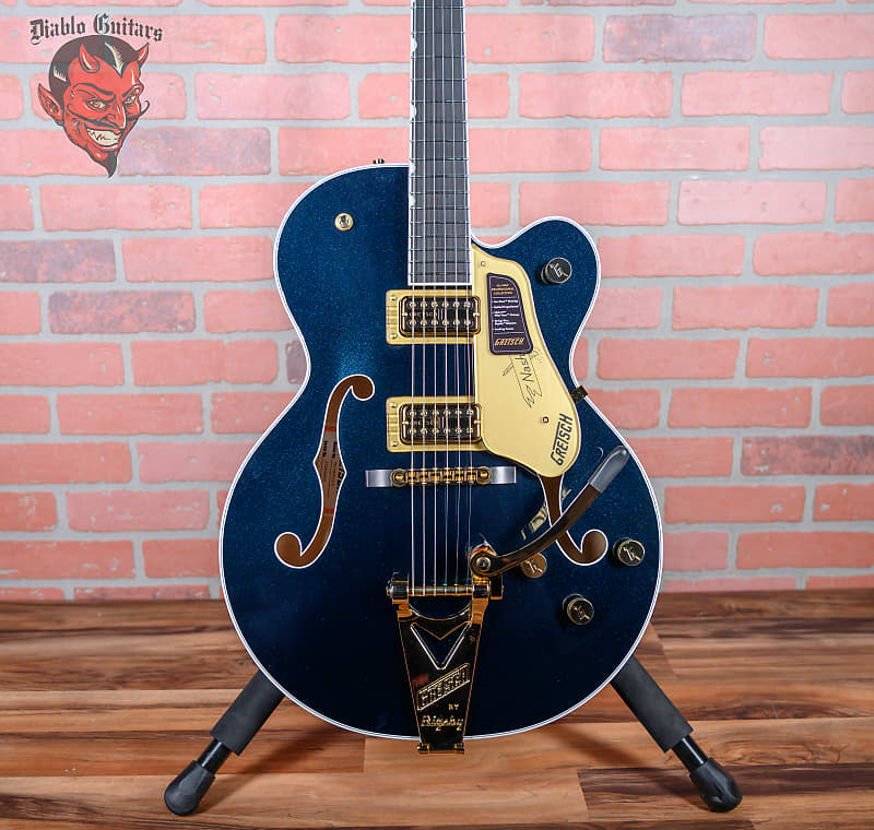 Gretsch Professional Collection Nashville Hollow Body with String Thru-Bigsby Midnight Sapphire 2024 w/OHSC