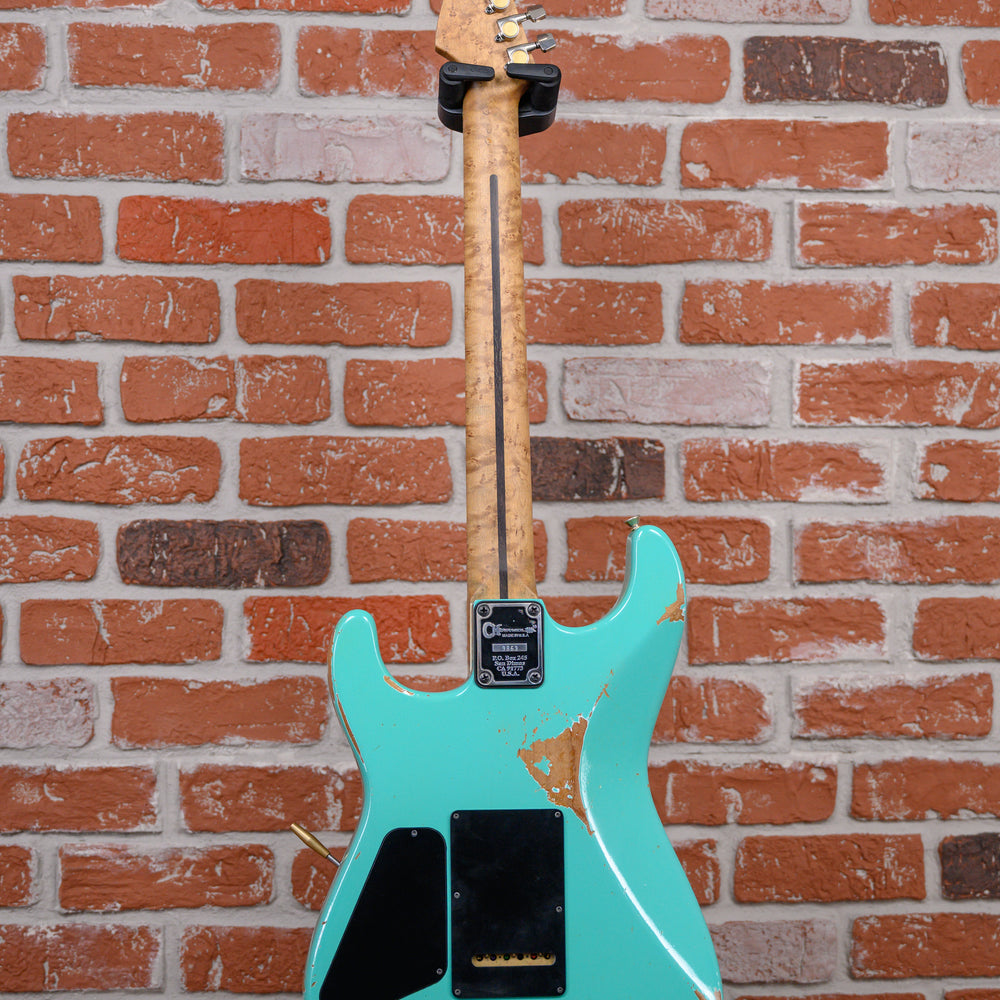 
                      
                        Charvel USA Custom Shop Music Zoo Exclusive HS San Dimas Nitro Aged Seafoam Green Lacquer 2022 w/OHSC/COA
                      
                    
