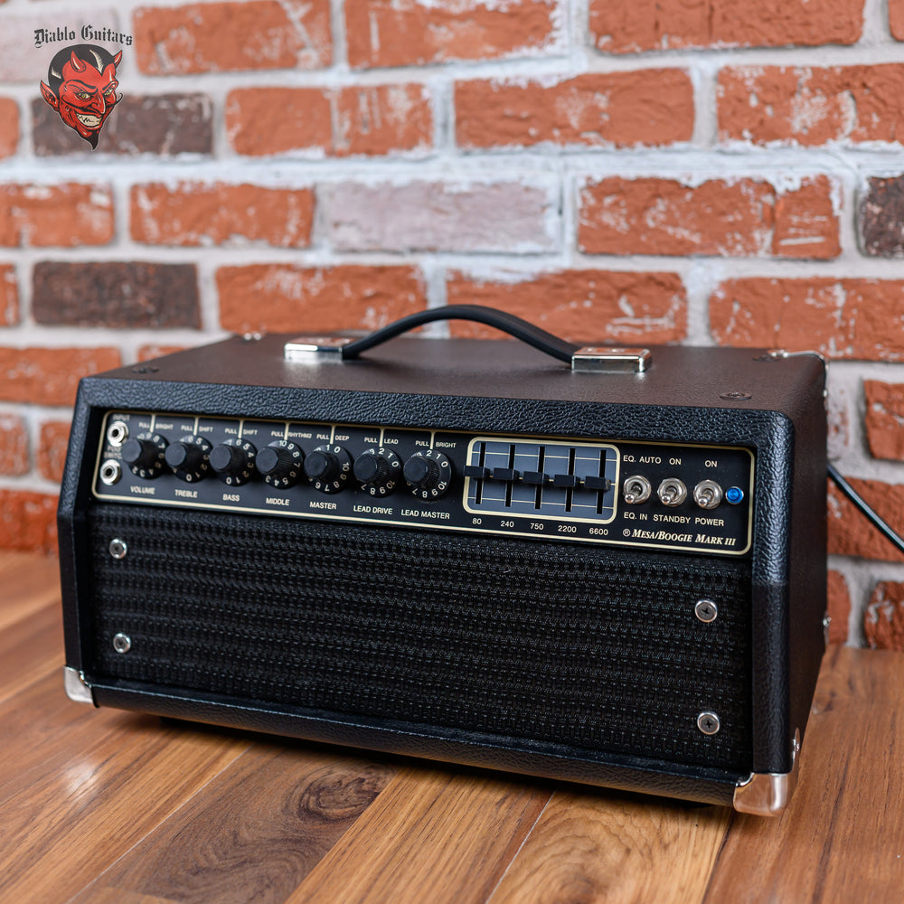 Mesa Boogie Mark III 3-Channel 100-Watt Guitar Amp Head 1987 Red Stripe