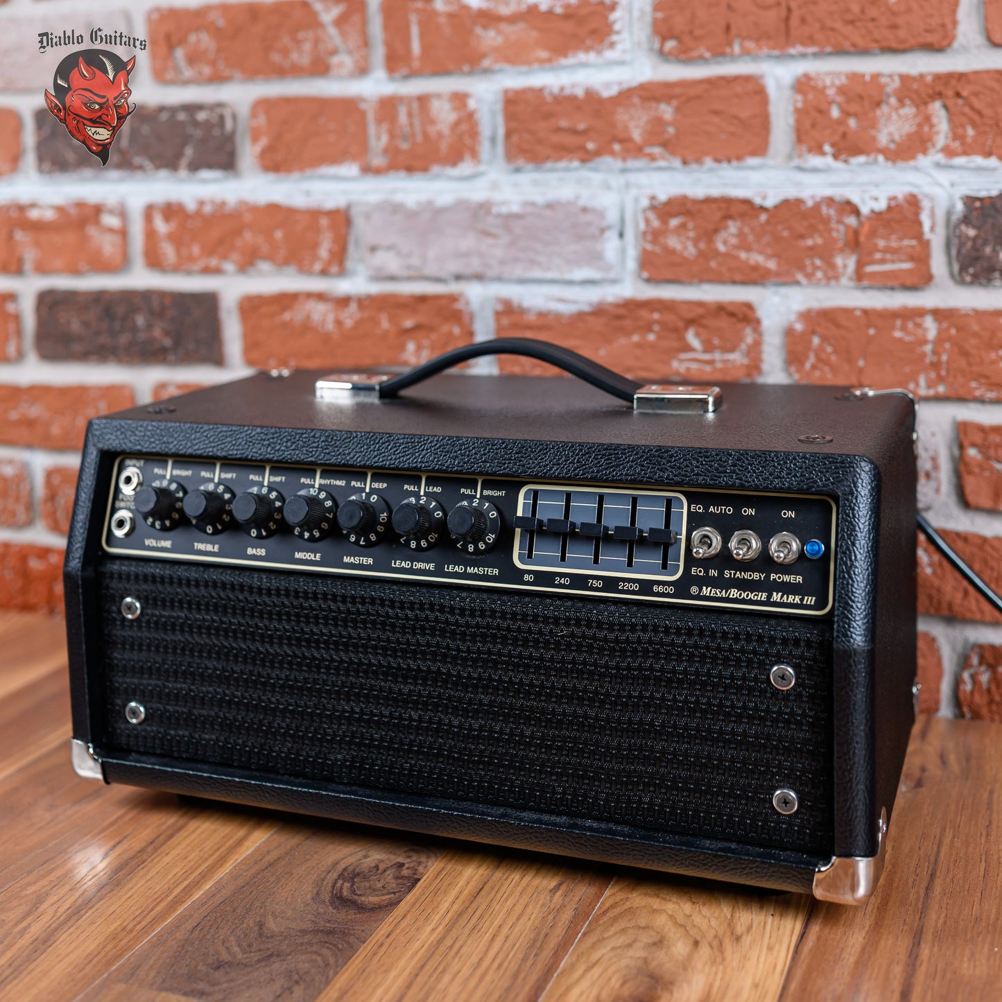 Mesa Boogie Mark III 3-Channel 100-Watt Guitar Amp Head 1987 Red Stripe
