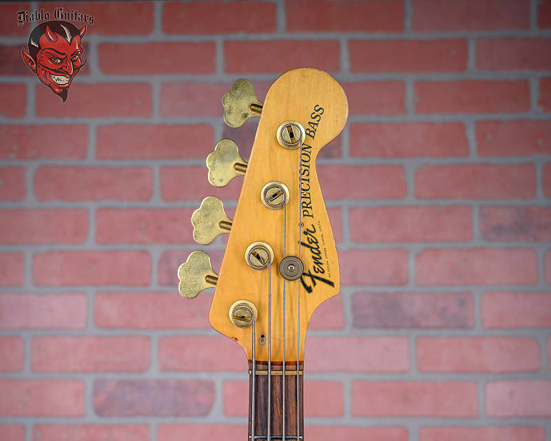 Fender P-Bass Olympic White 1973 w/Gigbag Owned By Adam Kasper