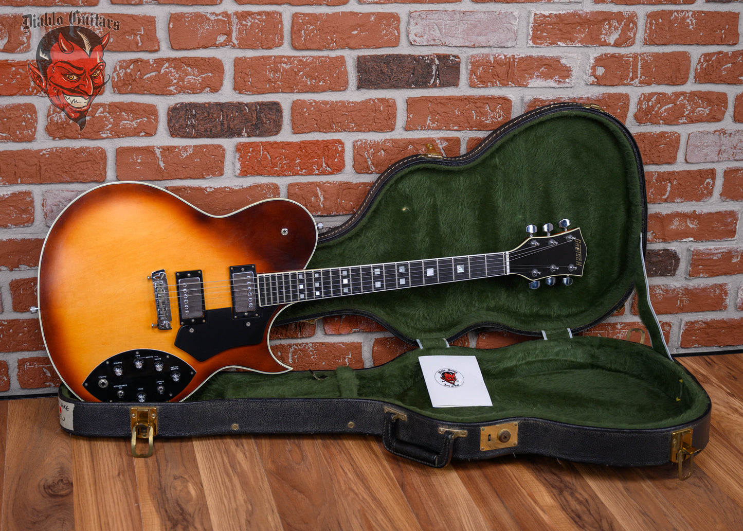 Gretsch Chet Atkins Super Axe 7682 Sunburst 1977 w/OHSC