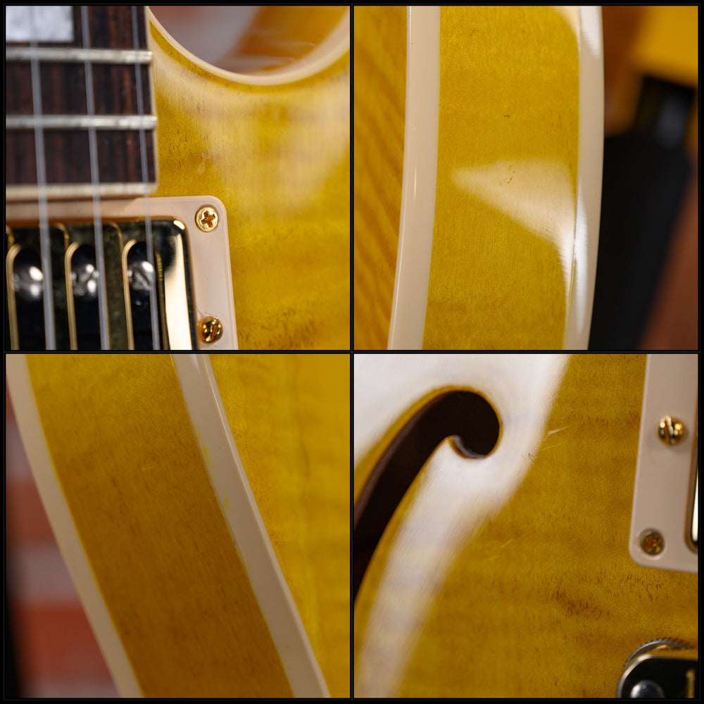 
                      
                        Gibson ES-335 Figured Custom Color Mod Shop AAA Figured Maple Top&Back Amber Honey 2021 w/OHSC
                      
                    