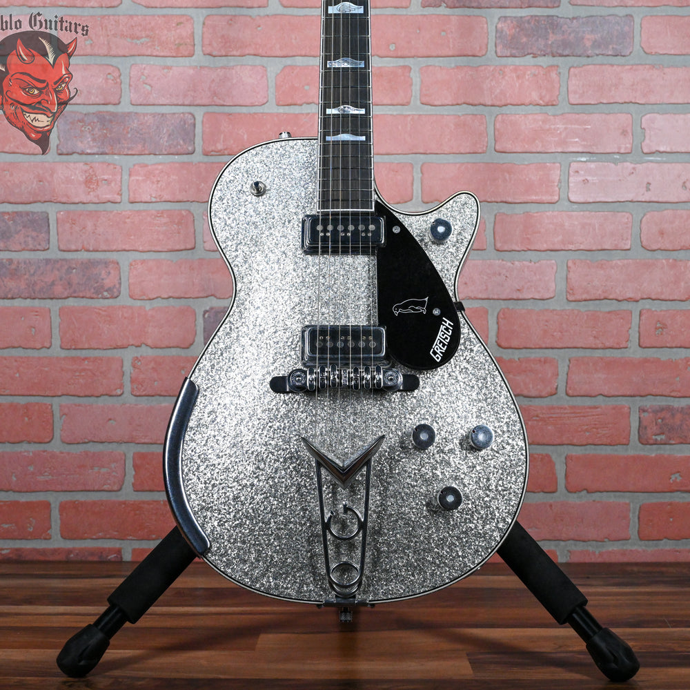 Gretsch USA Custom Shop G6124-55 ‘55 Penguin Master Built by Chad Henrichsen Silver Sparkle Drum Wrap Relic 2024 w/OHSC