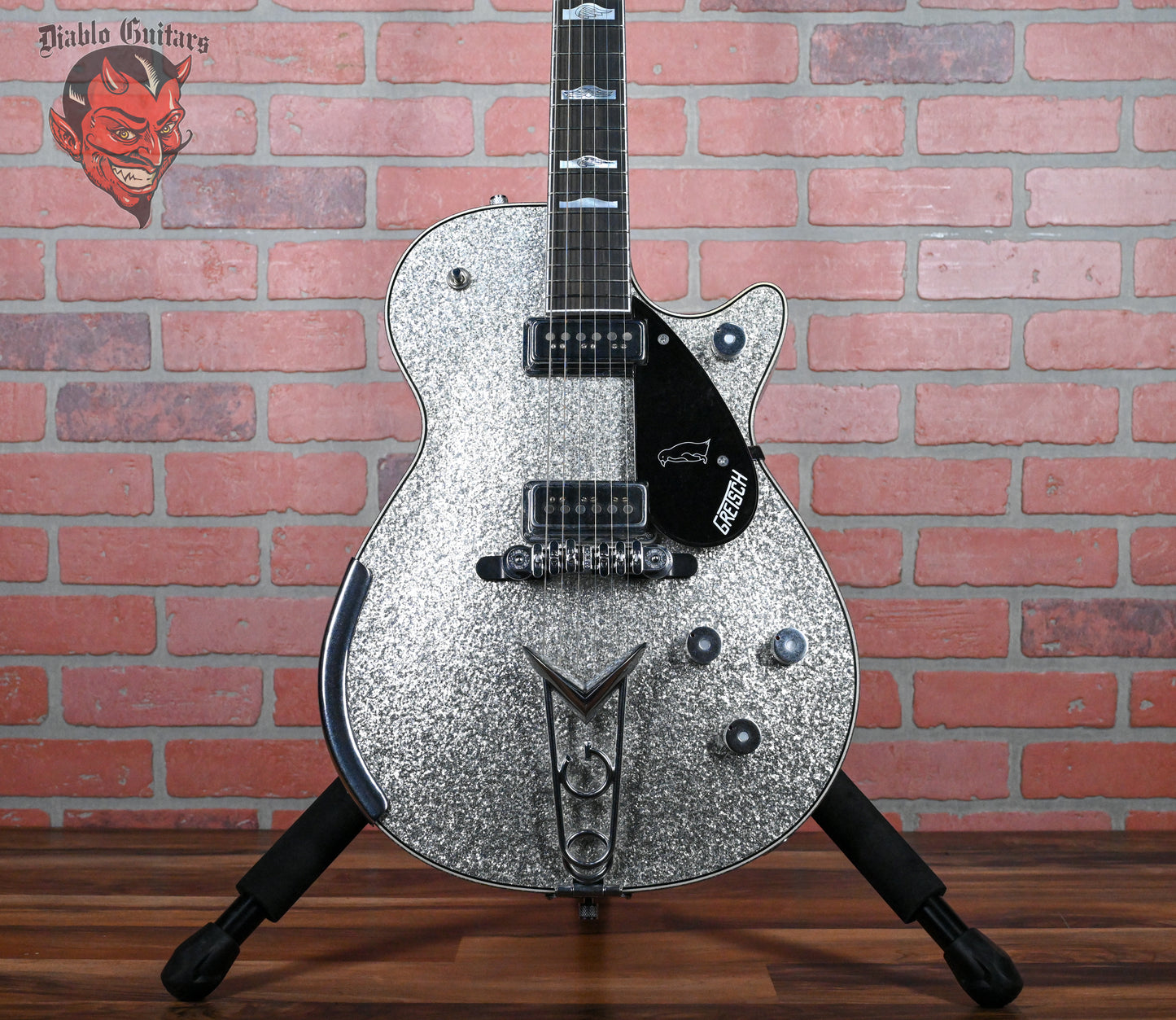 Gretsch USA Custom Shop G6124-55 ‘55 Penguin Master Built by Chad Henrichsen Silver Sparkle Drum Wrap Relic 2024 w/OHSC