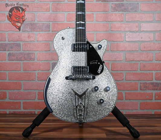 Gretsch USA Custom Shop G6124-55 ‘55 Penguin Master Built by Chad Henrichsen Silver Sparkle Drum Wrap Relic 2024 w/OHSC