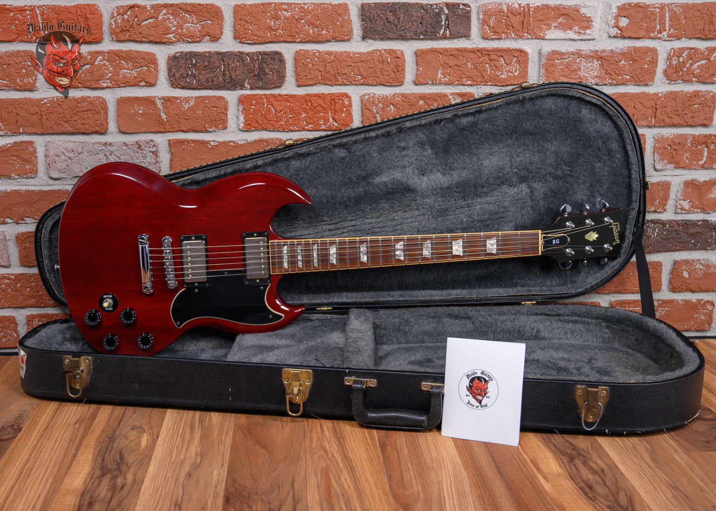 Gibson Norlin Era SG Standard Cherry 1986 w/Hard Shell Case