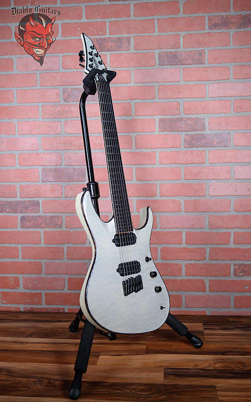 
                      
                        Jackson USA Series Chris Broderick Signature HT7 Soloist Quilted Maple Transparent White 2020 w/OHSC
                      
                    