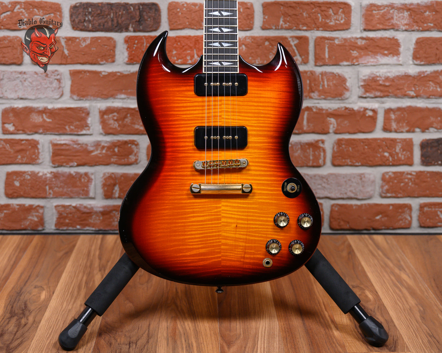 Gibson SG Supreme AA Figured Maple Top Fireburst 1999 w/OHSC