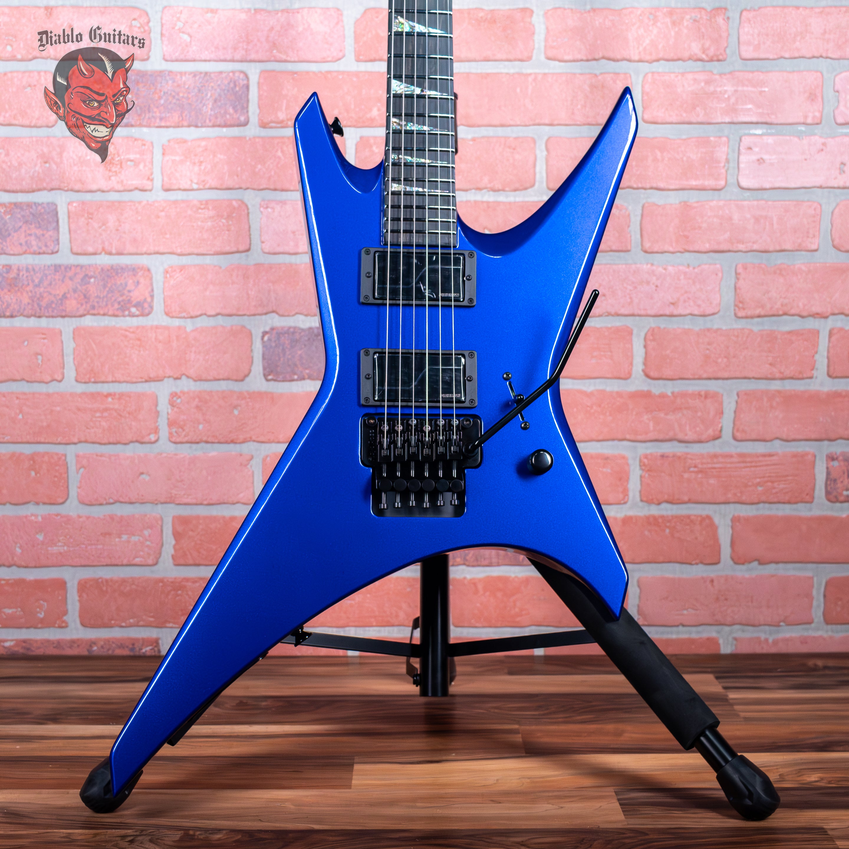 Jackson Custom Shop Special Edition Warrior WR2H FR 2024 Cobalt Blue Floyd Rose w/ OHSC COA