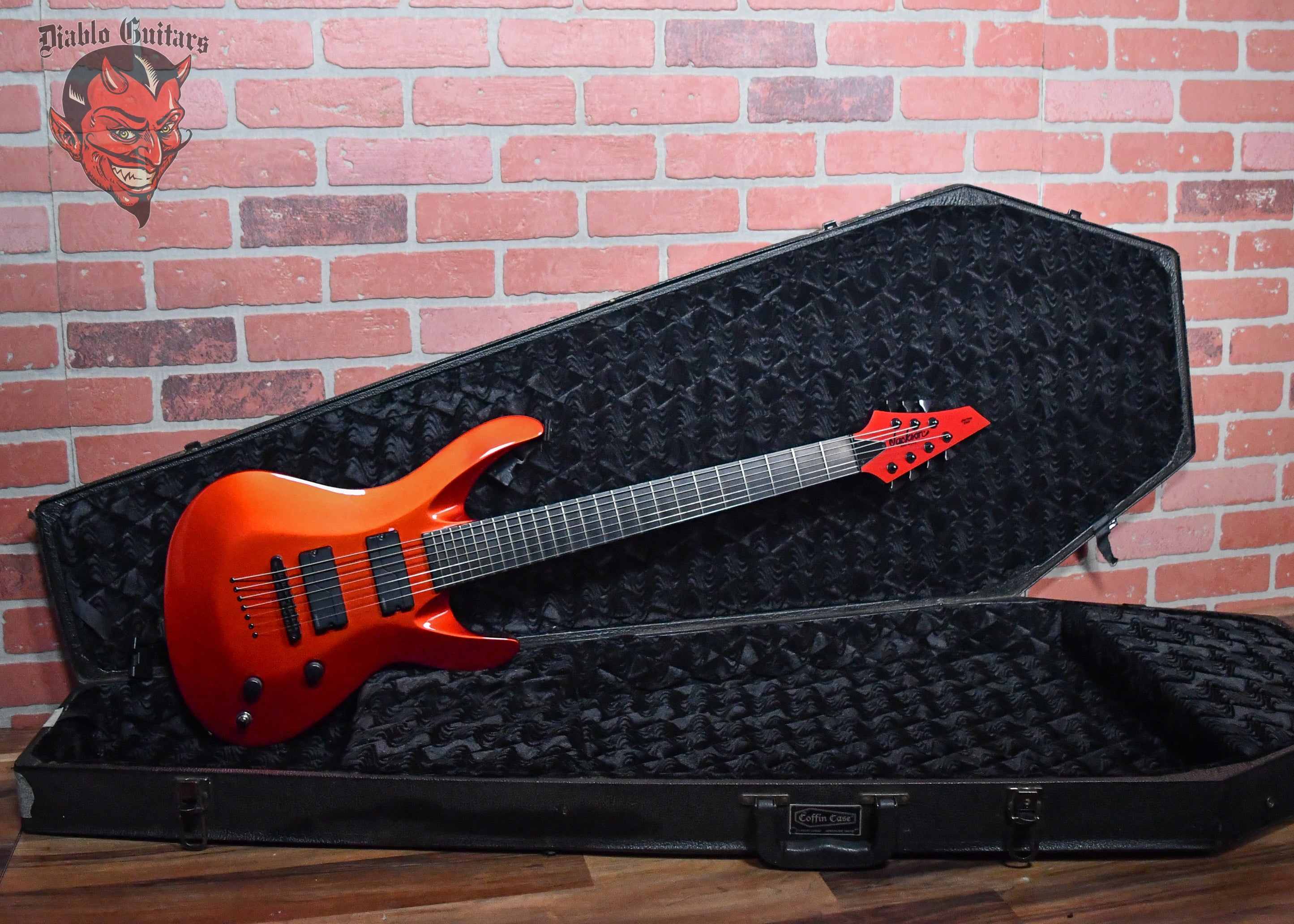 Jackson USA Custom Shop B-7 Masterbuilt by Pablo Santana Ginger Spice Finish 2012 Namm w/Hardshell Case