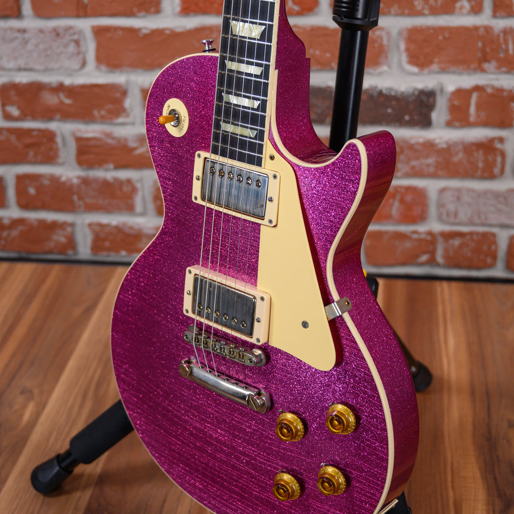 
                      
                        Gibson Custom Shop Dealer Select ‘57 Les Paul Murphy Lab Pink Sparkle Ultra Light Aging 2024 w/OHSC
                      
                    